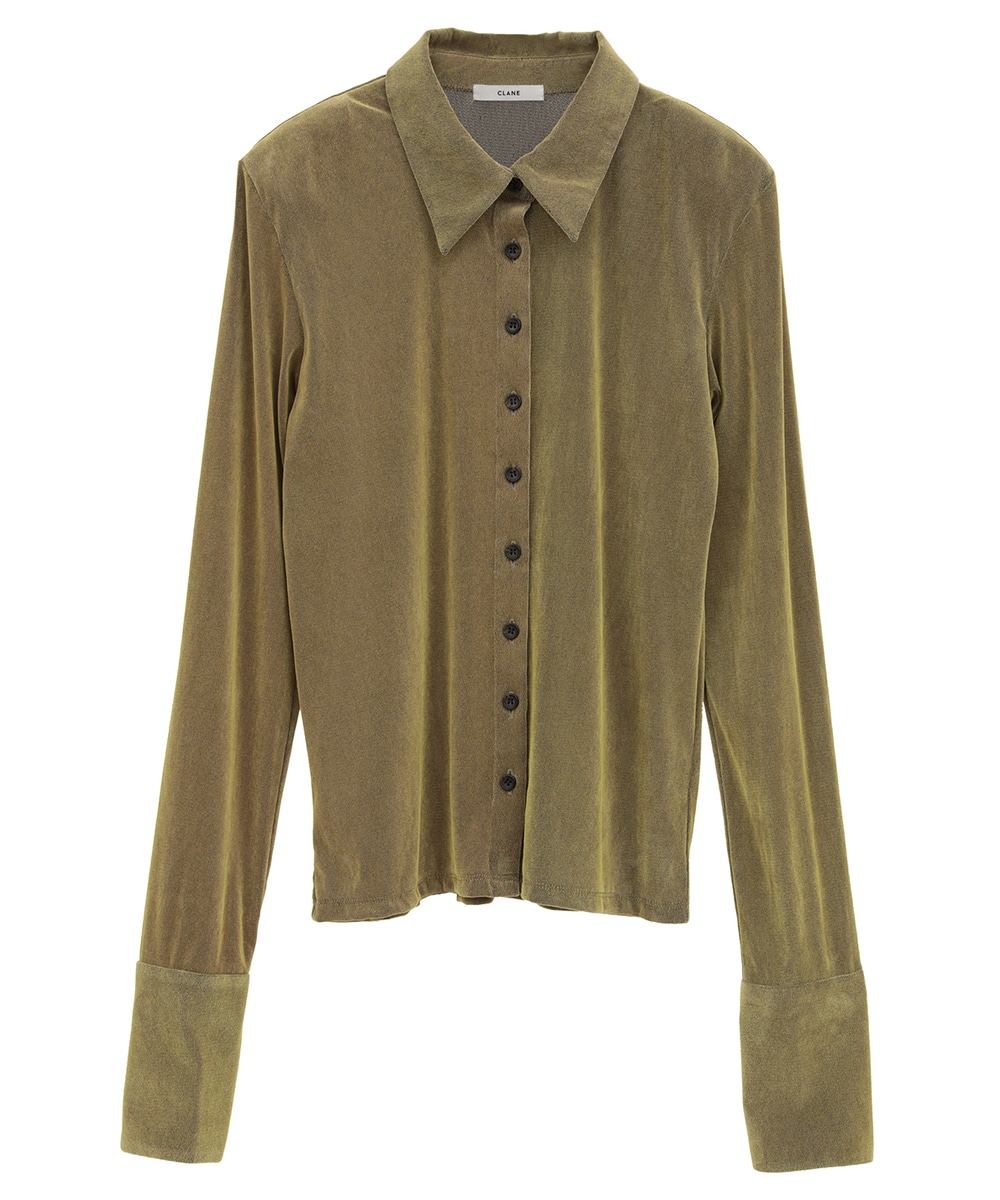 TULLE FLOCKY POLO SHIRTS