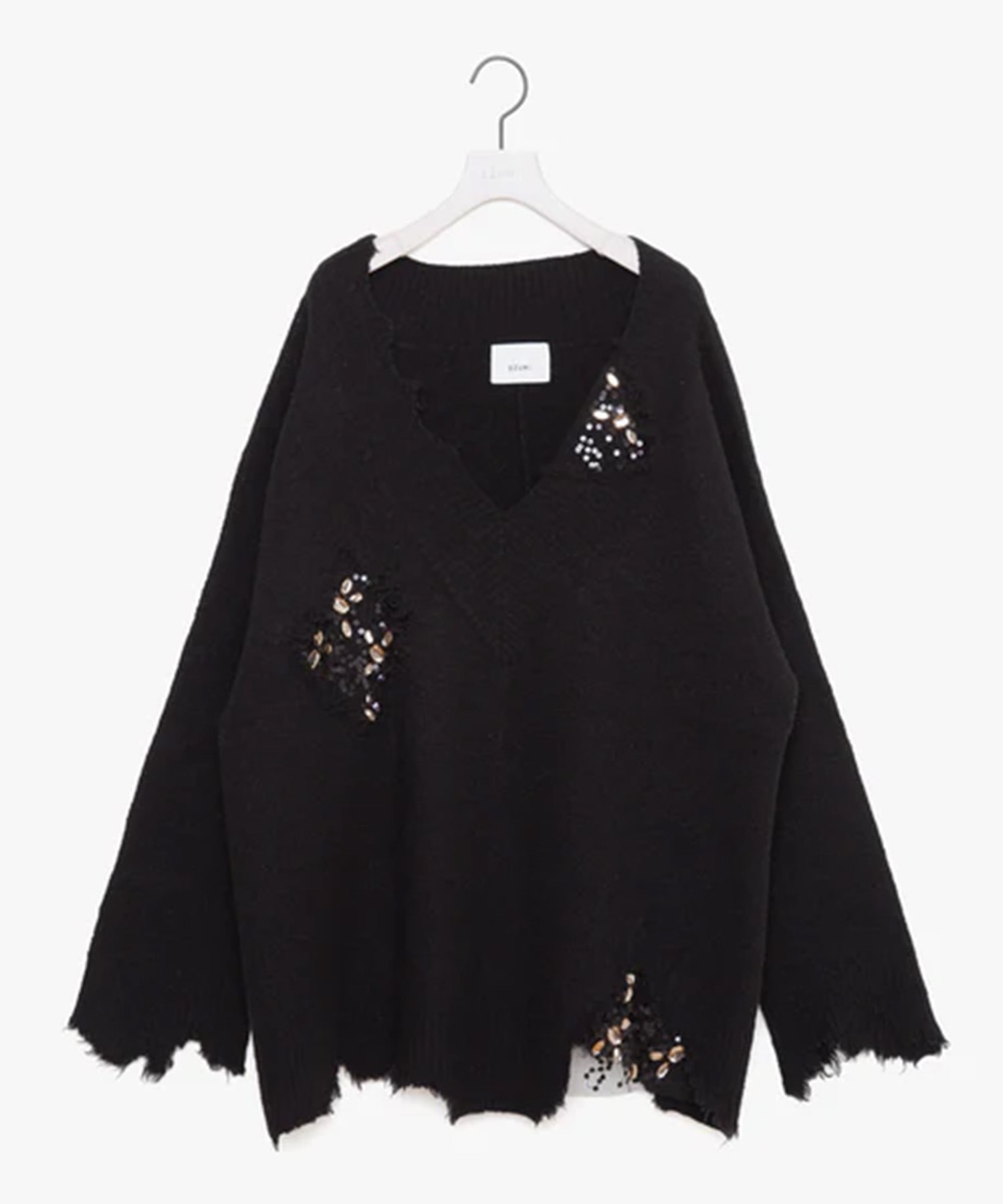 エローデッドエンブロイダリーセーター