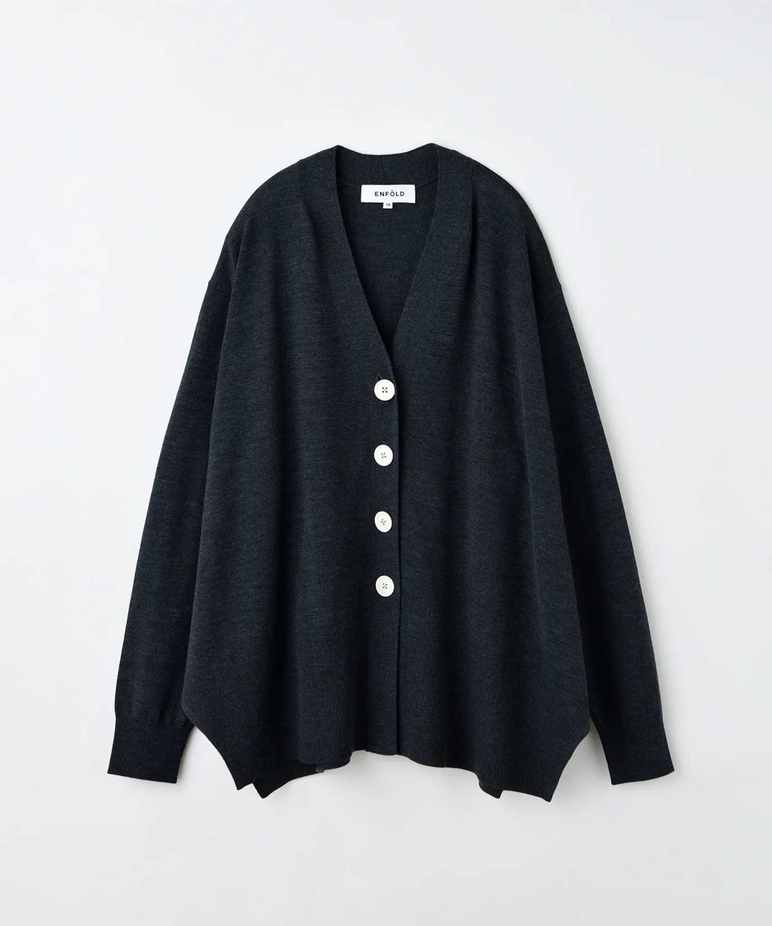 FLARE-SILHOUETTE CARDIGAN