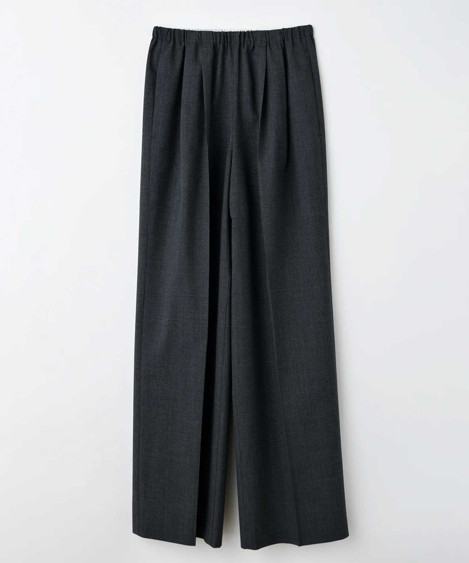 CENTER-PRESS STRIGHT-WIDE-PANTS