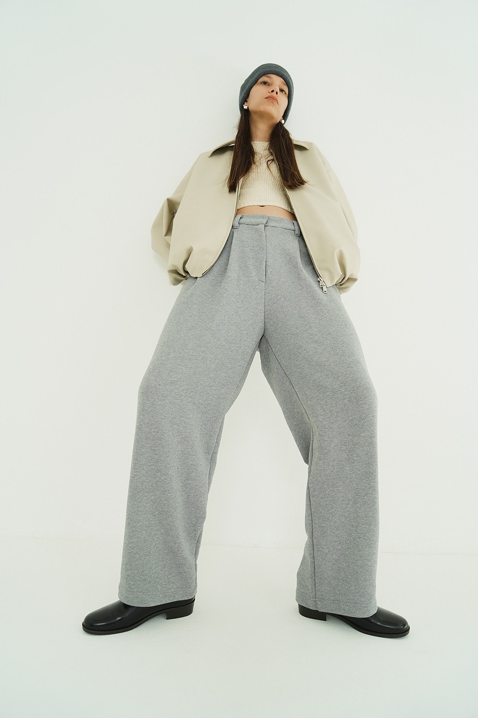TWO TUCK SWEAT PANTS