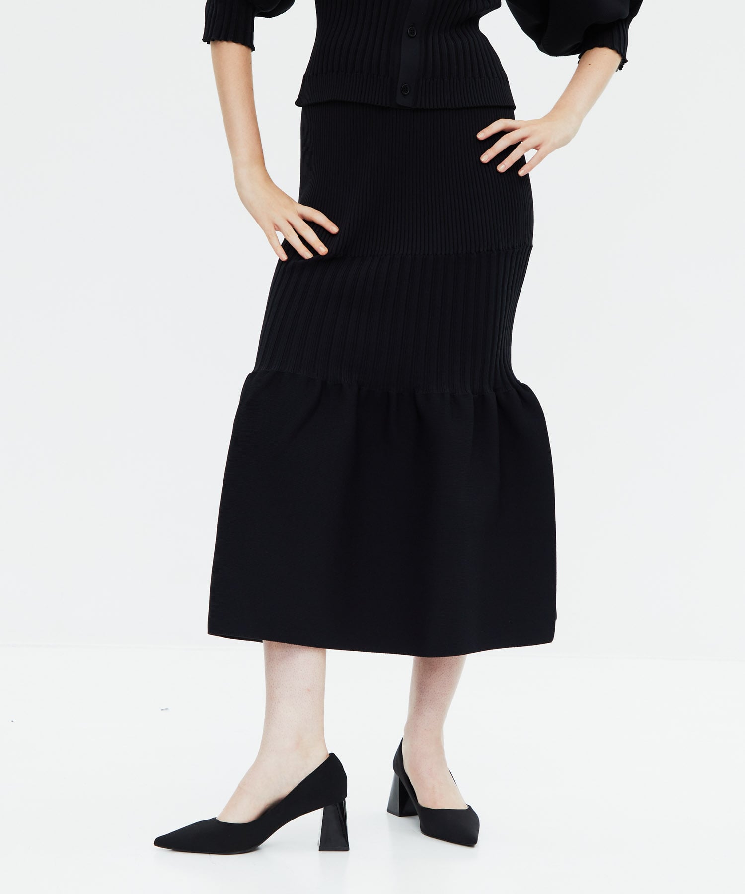FLUTED MERMAID SKIRT