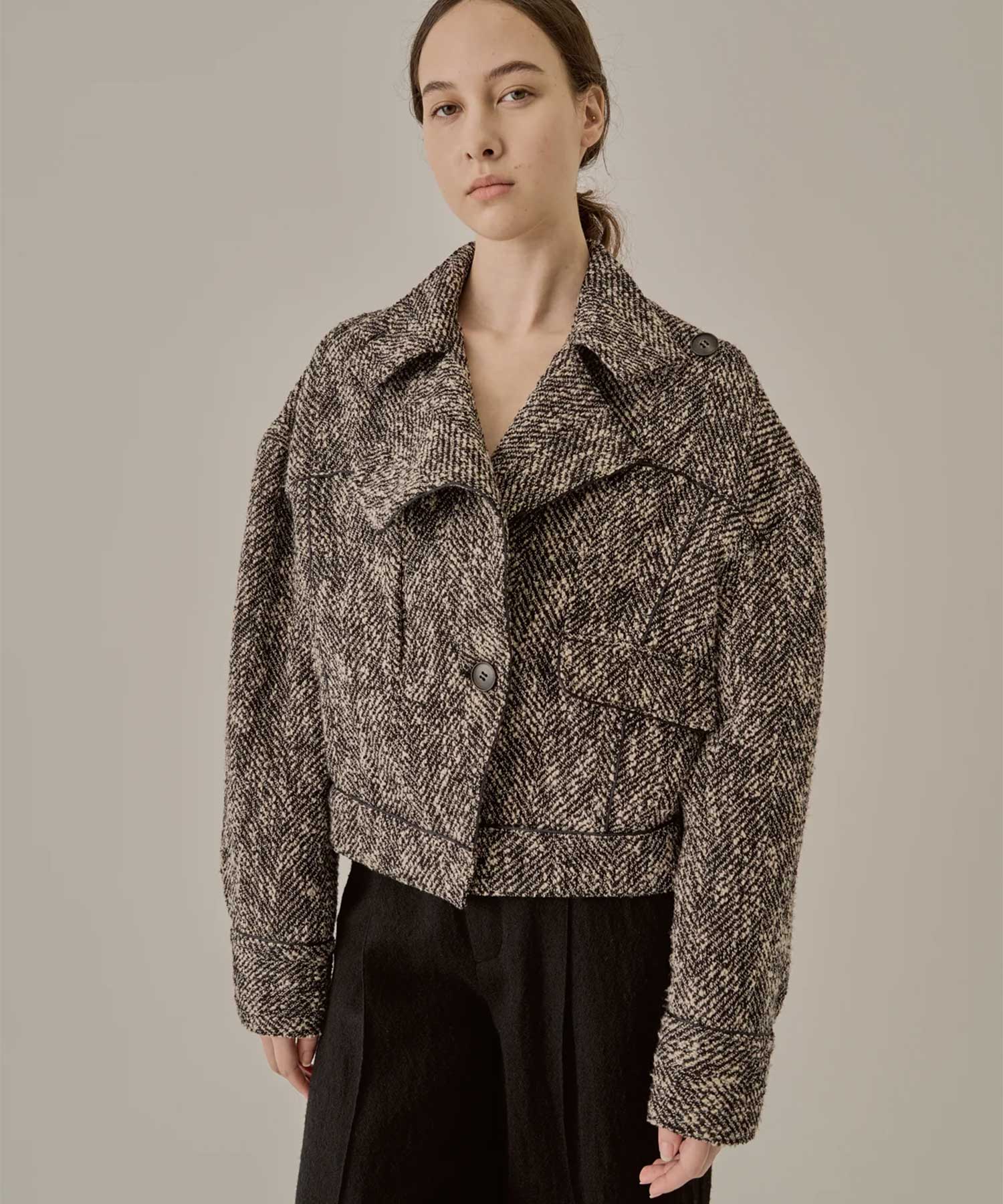 Rosanna tweed blouson BK