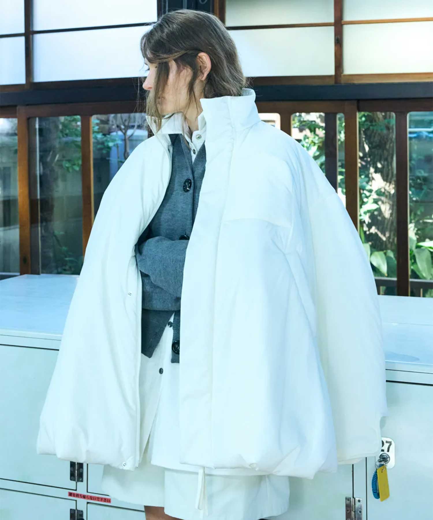 tuck-hem blouson
