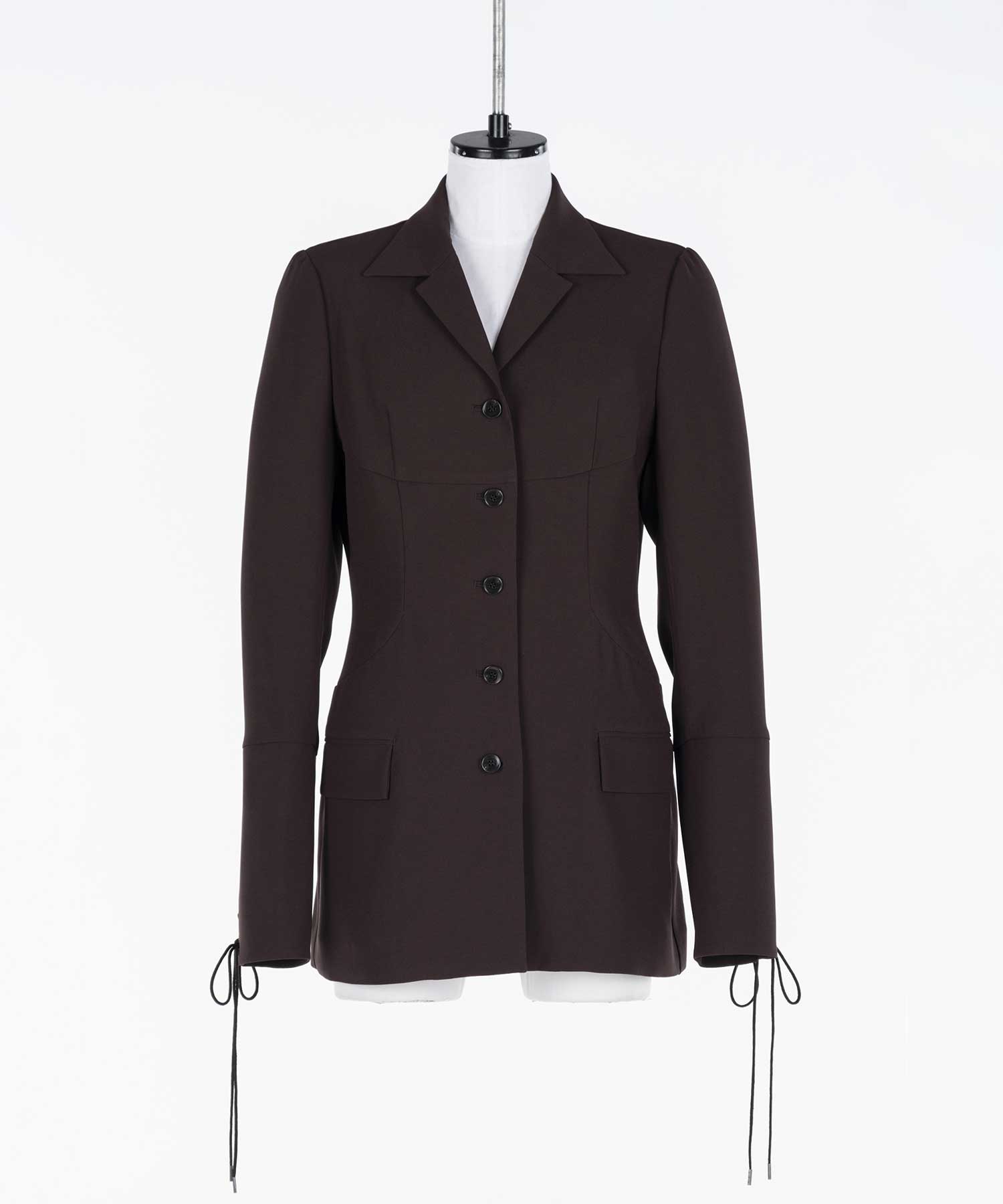 Crepe shirt jacket
