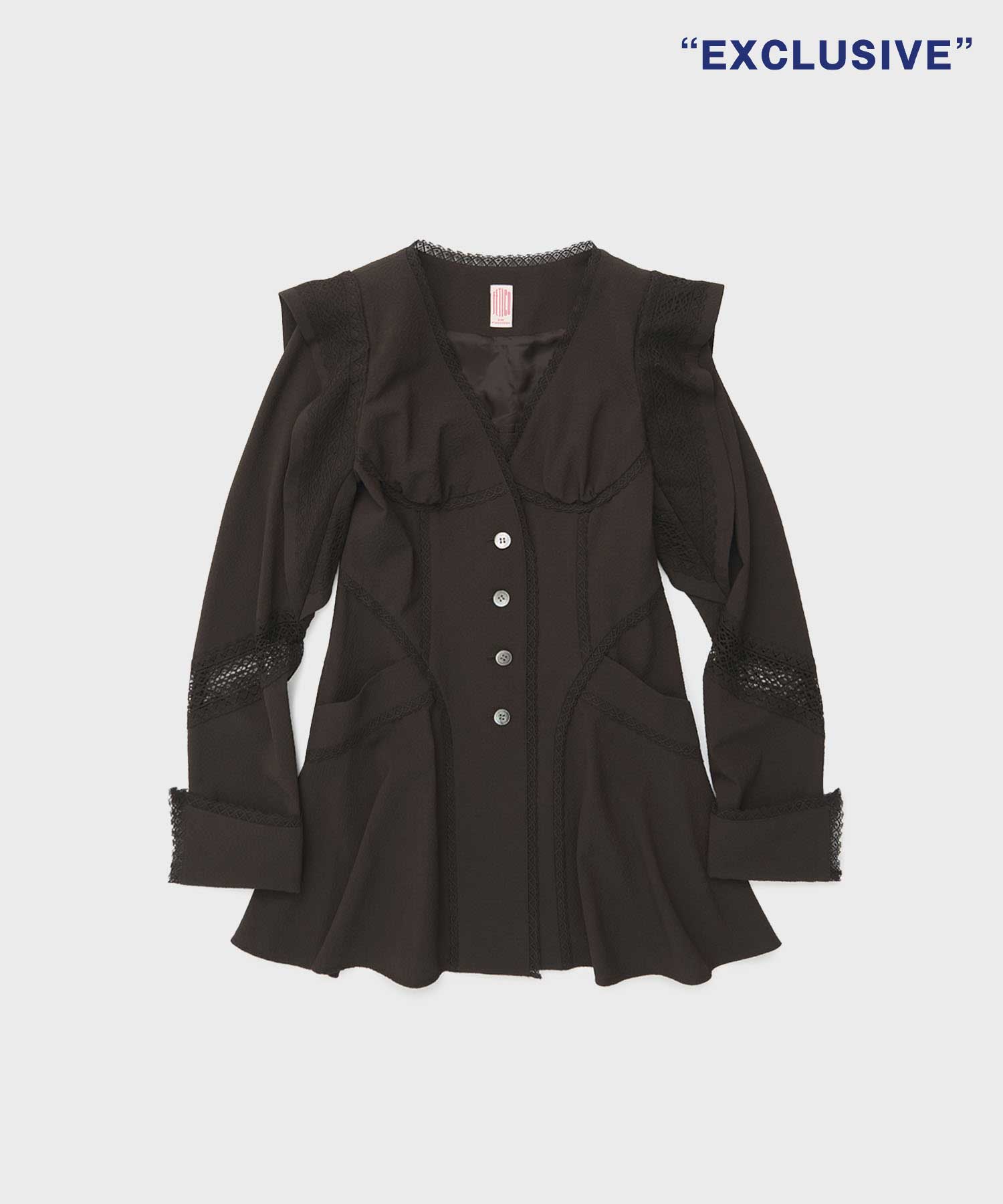 別注 LACE-PANELED JACKET