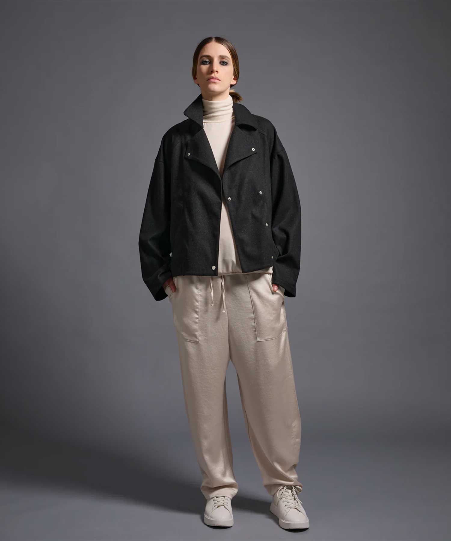 MACKENZIE OVERSIZED BIKER JACKET