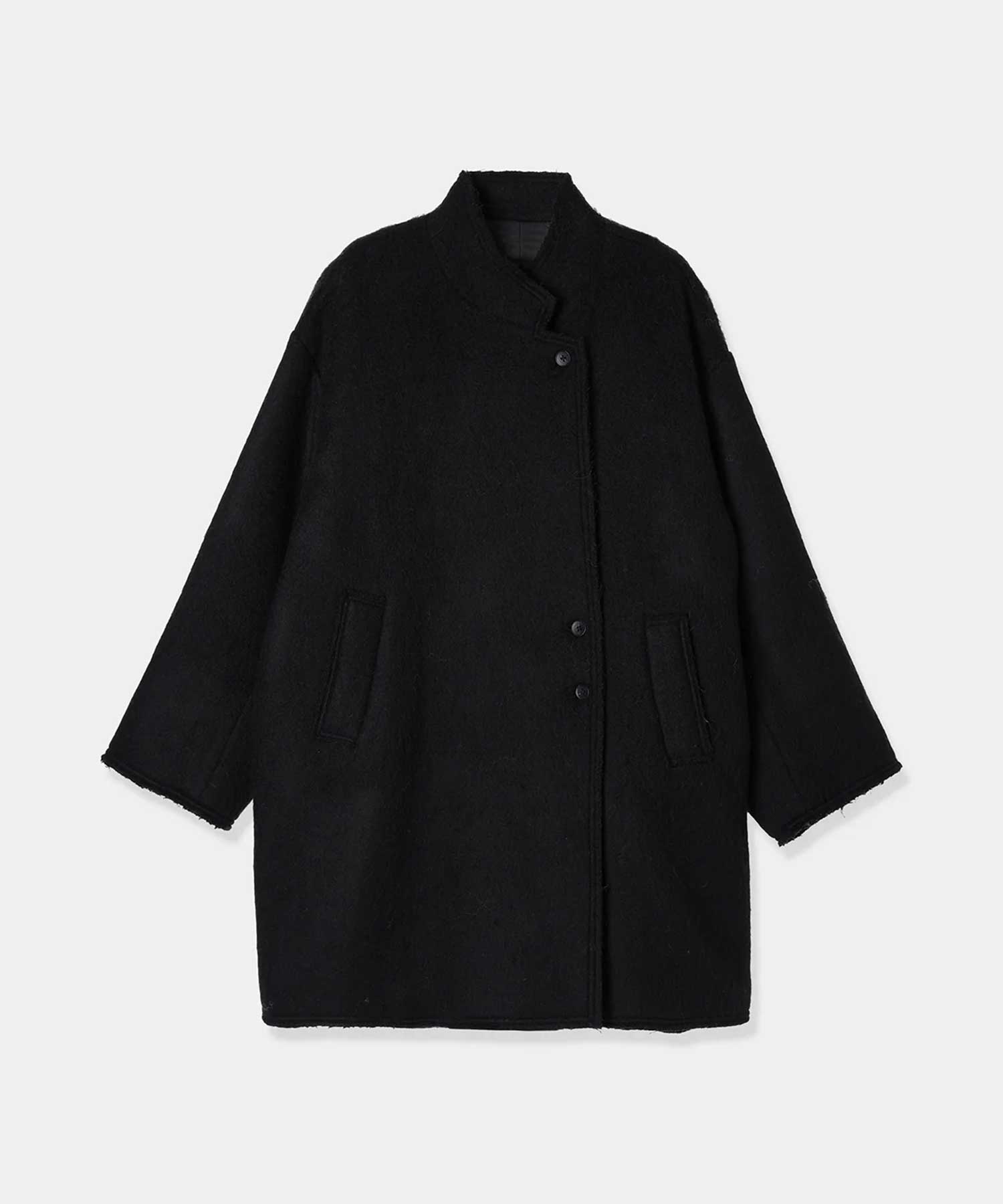 shaggy half coat