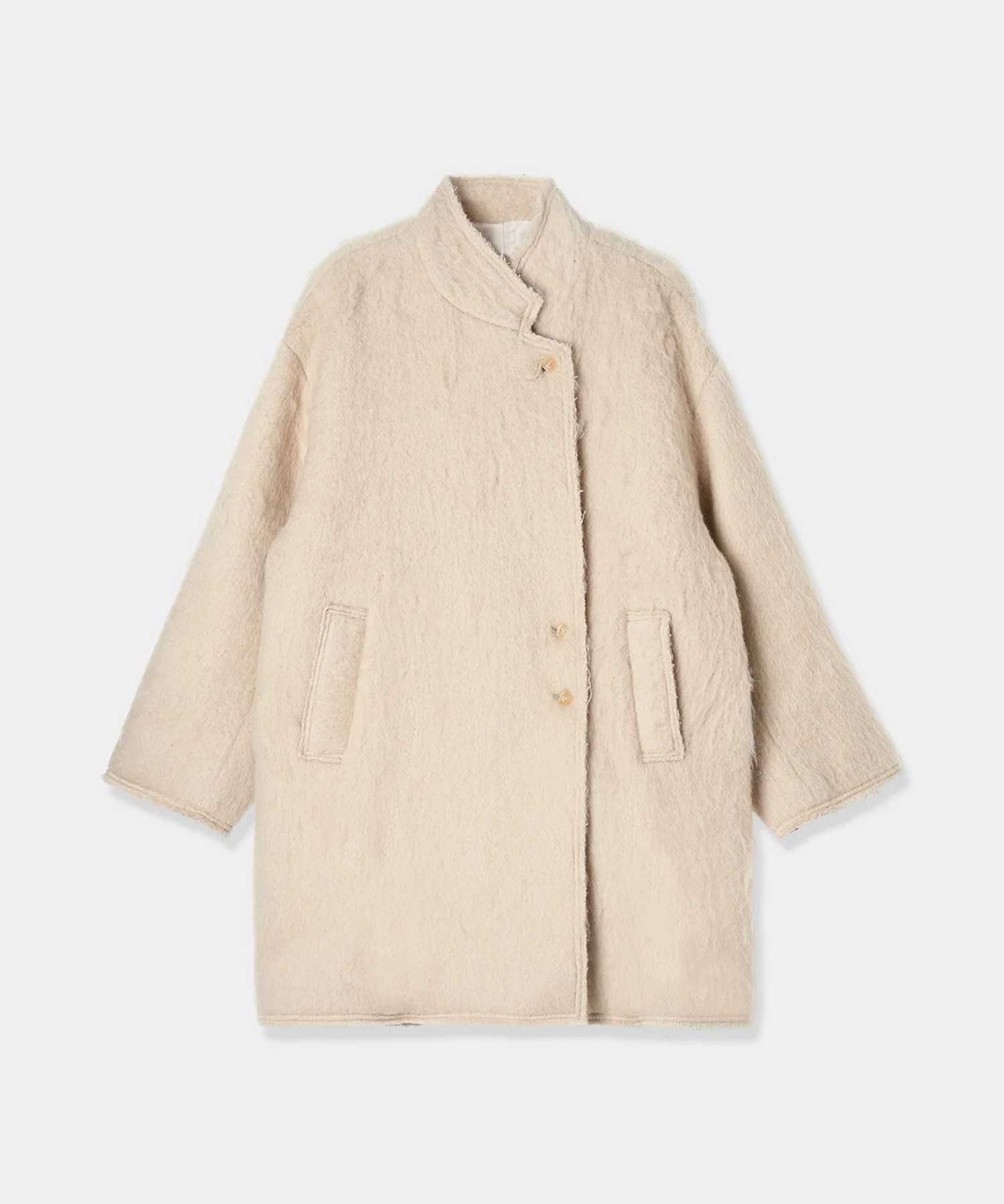 shaggy half coat