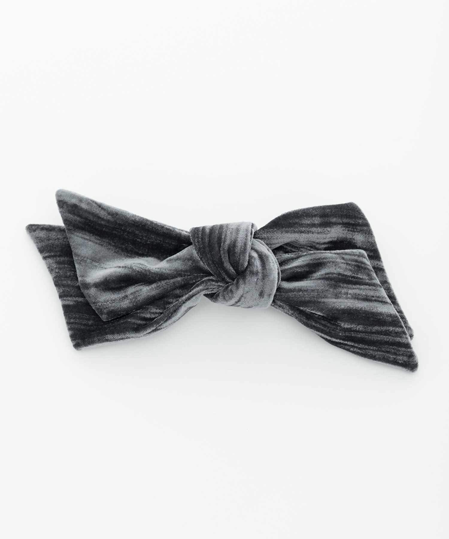 Velvet bow hair clip