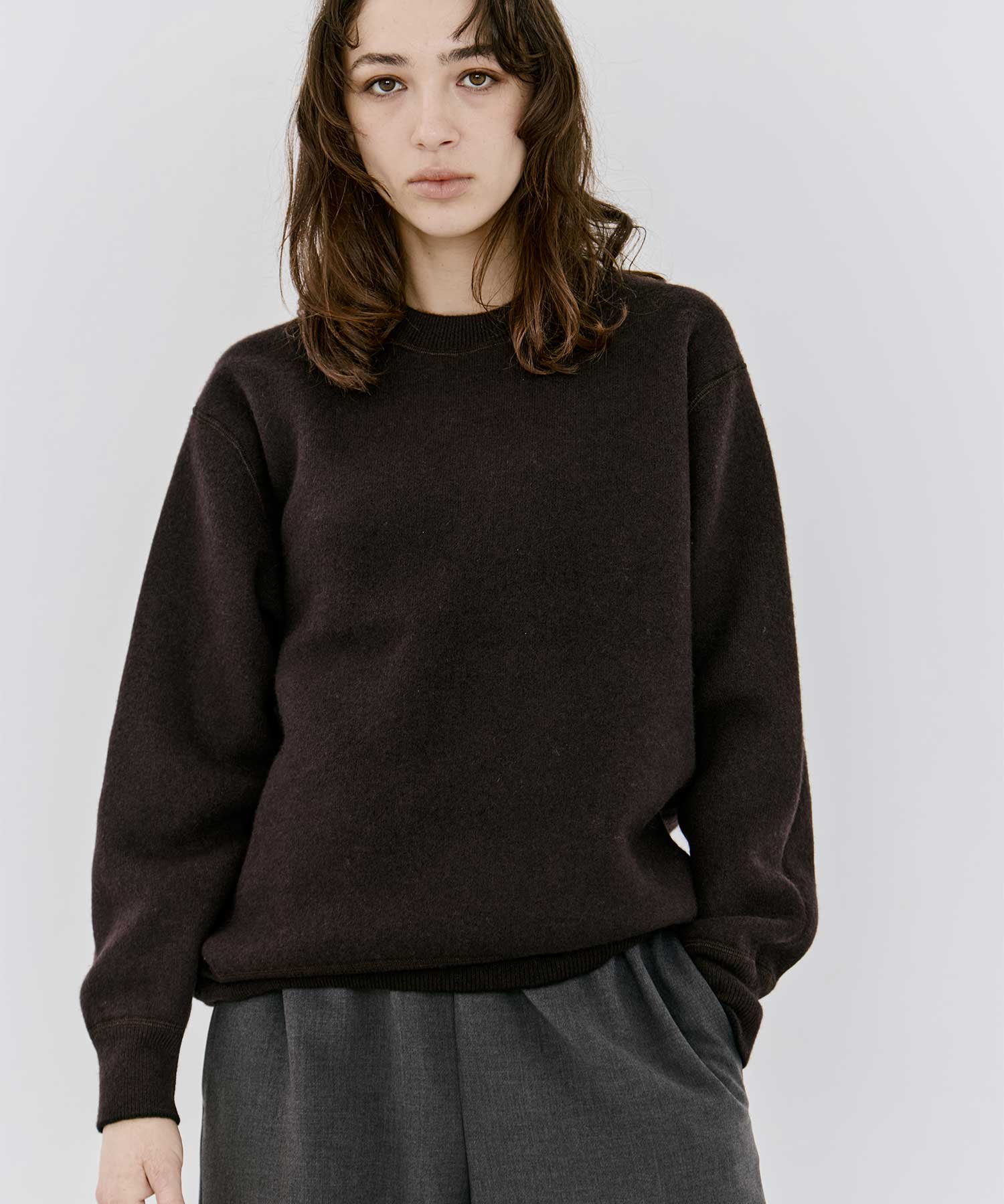 CASHMERE REVERSIBLE PULLOVER