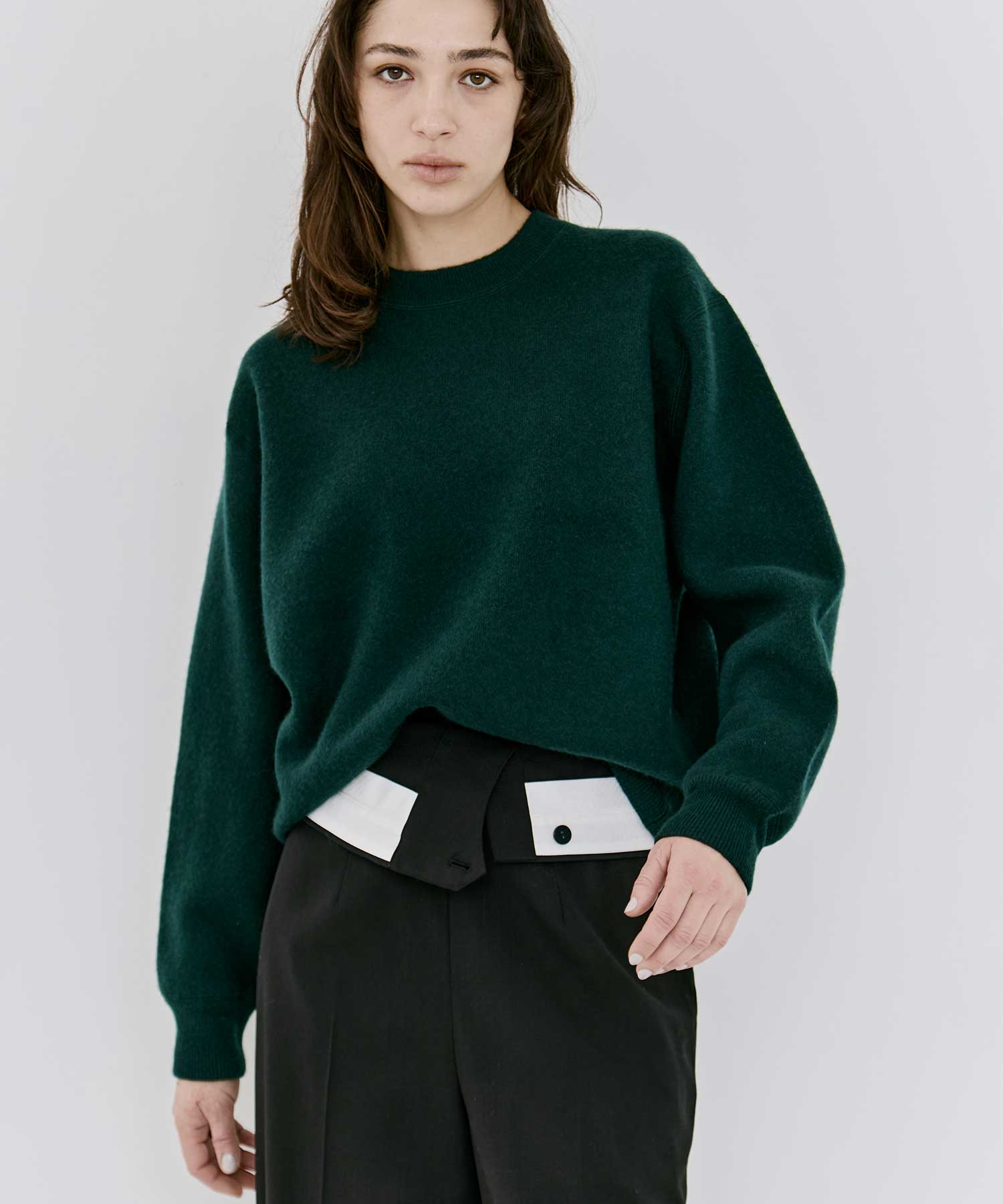 CASHMERE REVERSIBLE PULLOVER