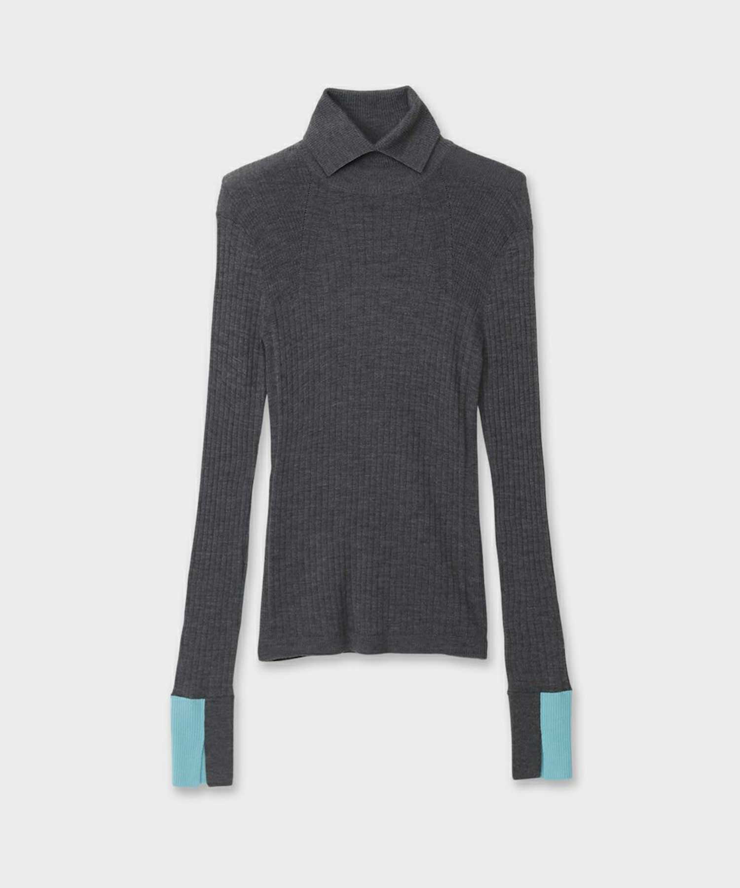 TURTLE NECK TIGHT KNIT