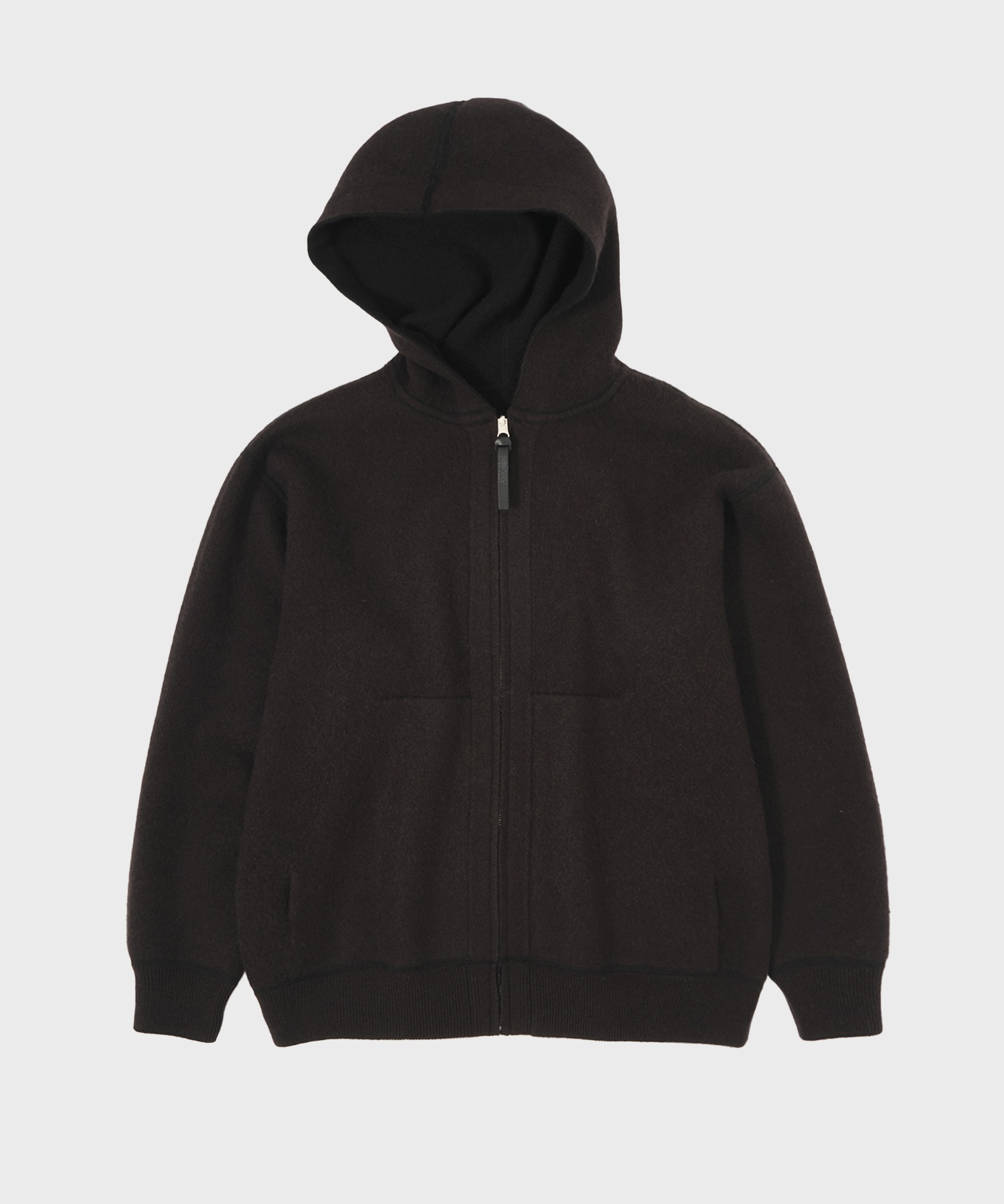 CASHMERE REVERSIBLE ZIP UP HOODIE