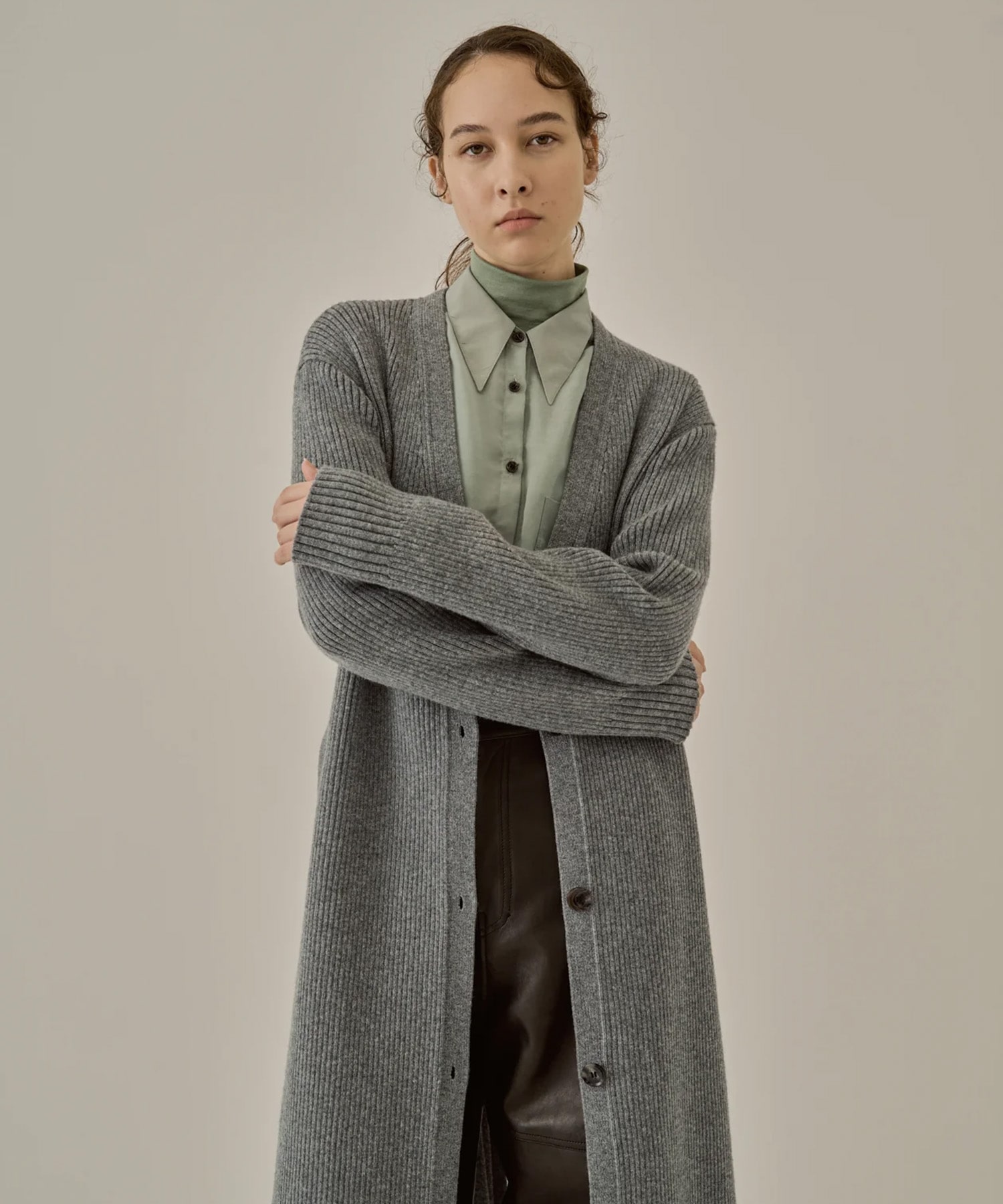 Margo long knit cardigan