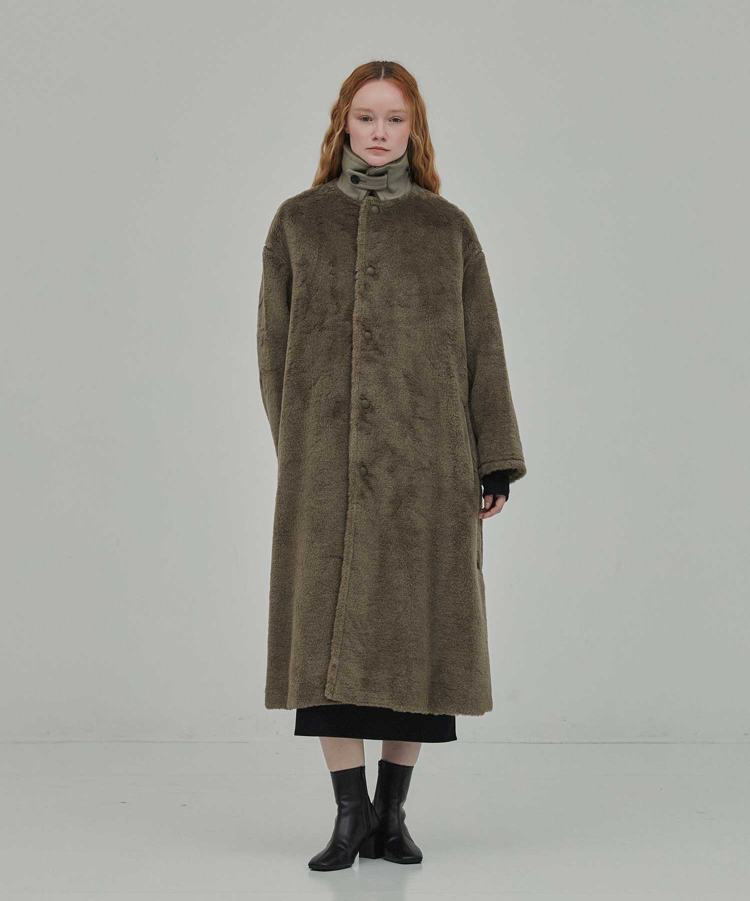 RERACS BAL COLLAR BOA COAT