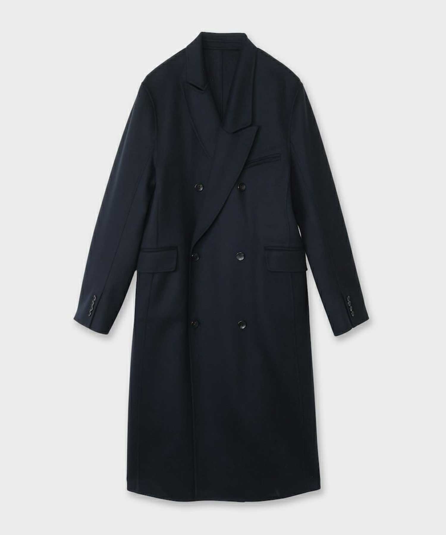 SUPER 180S BABY WOOL DOUBLE BREASTED COAT
