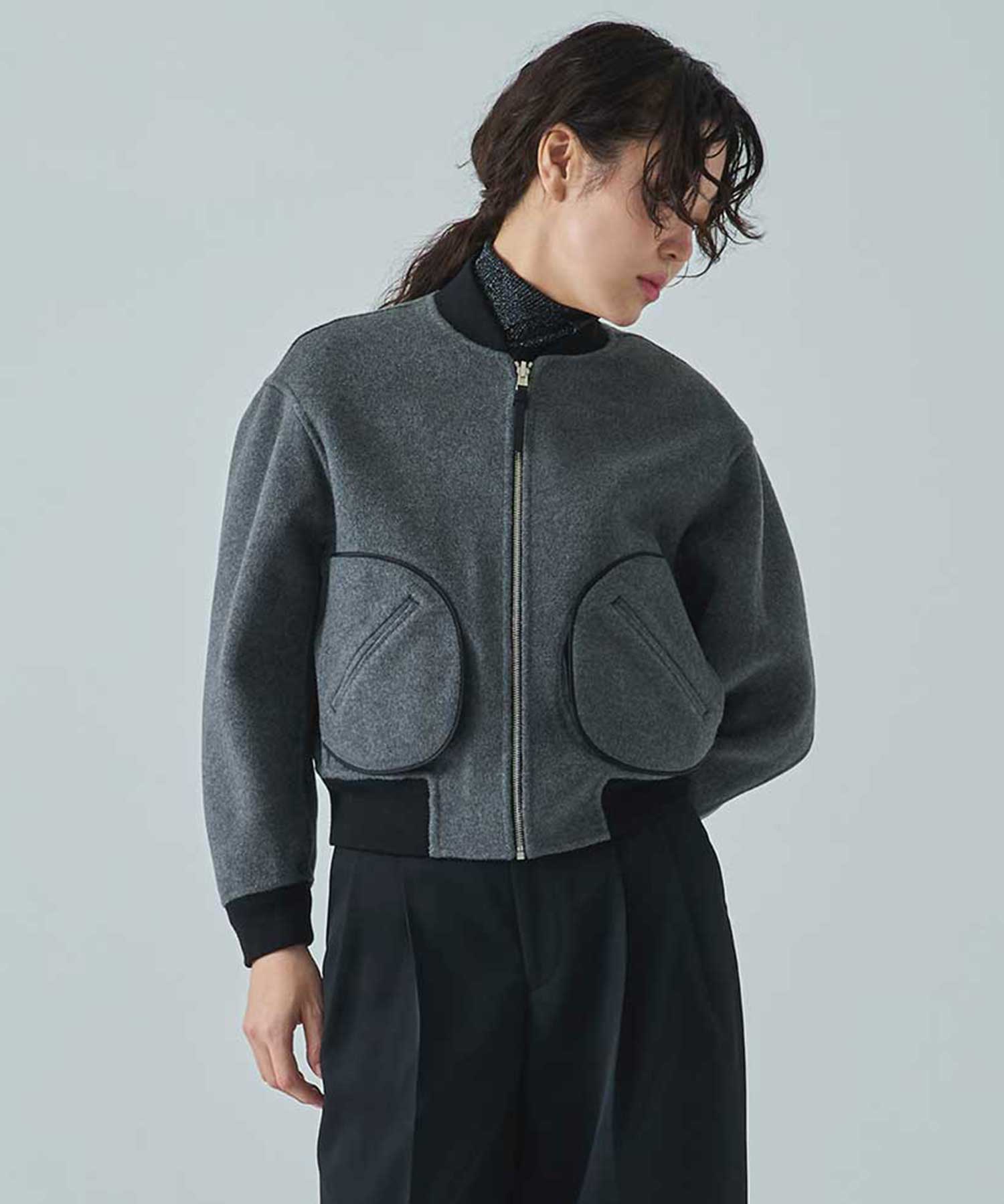 CASHMERE/SILK/WOOL MA-1