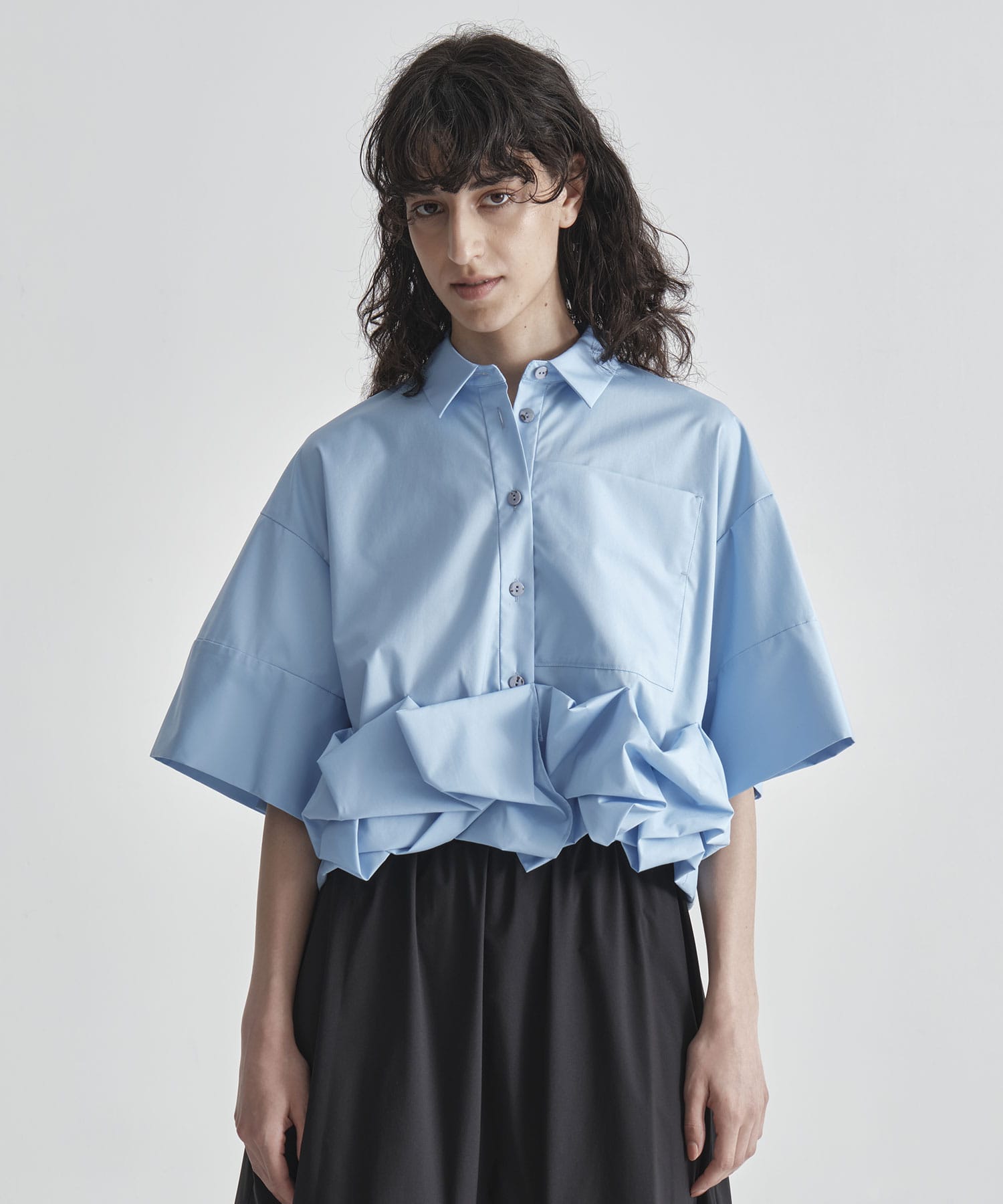 ROLL-UP DRAPE SHIRT