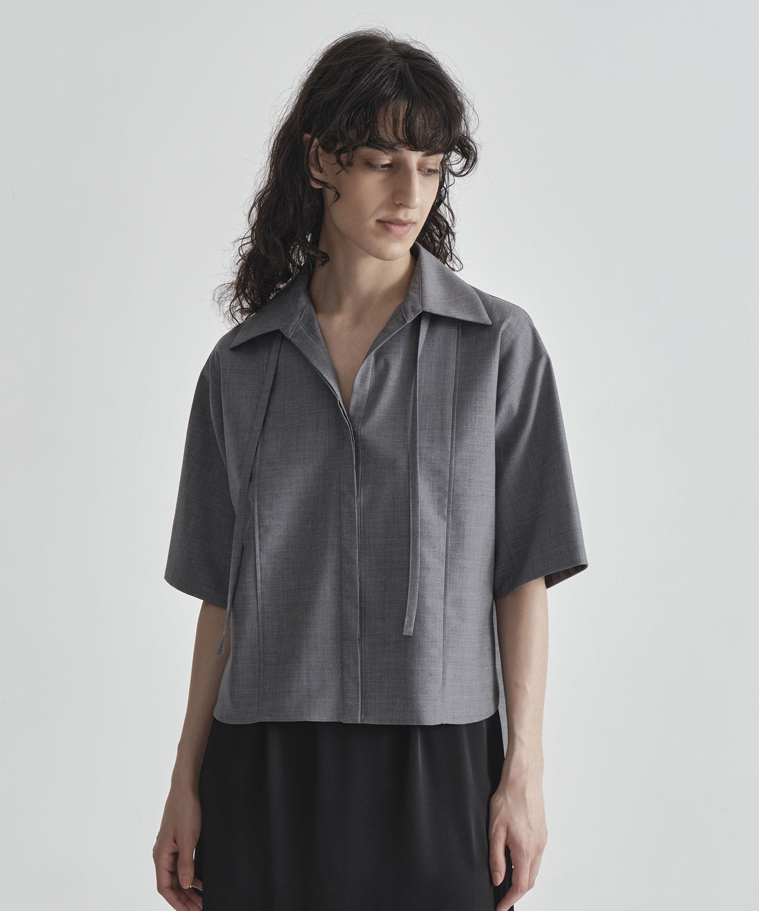 Back Pleat Skipper Shirt