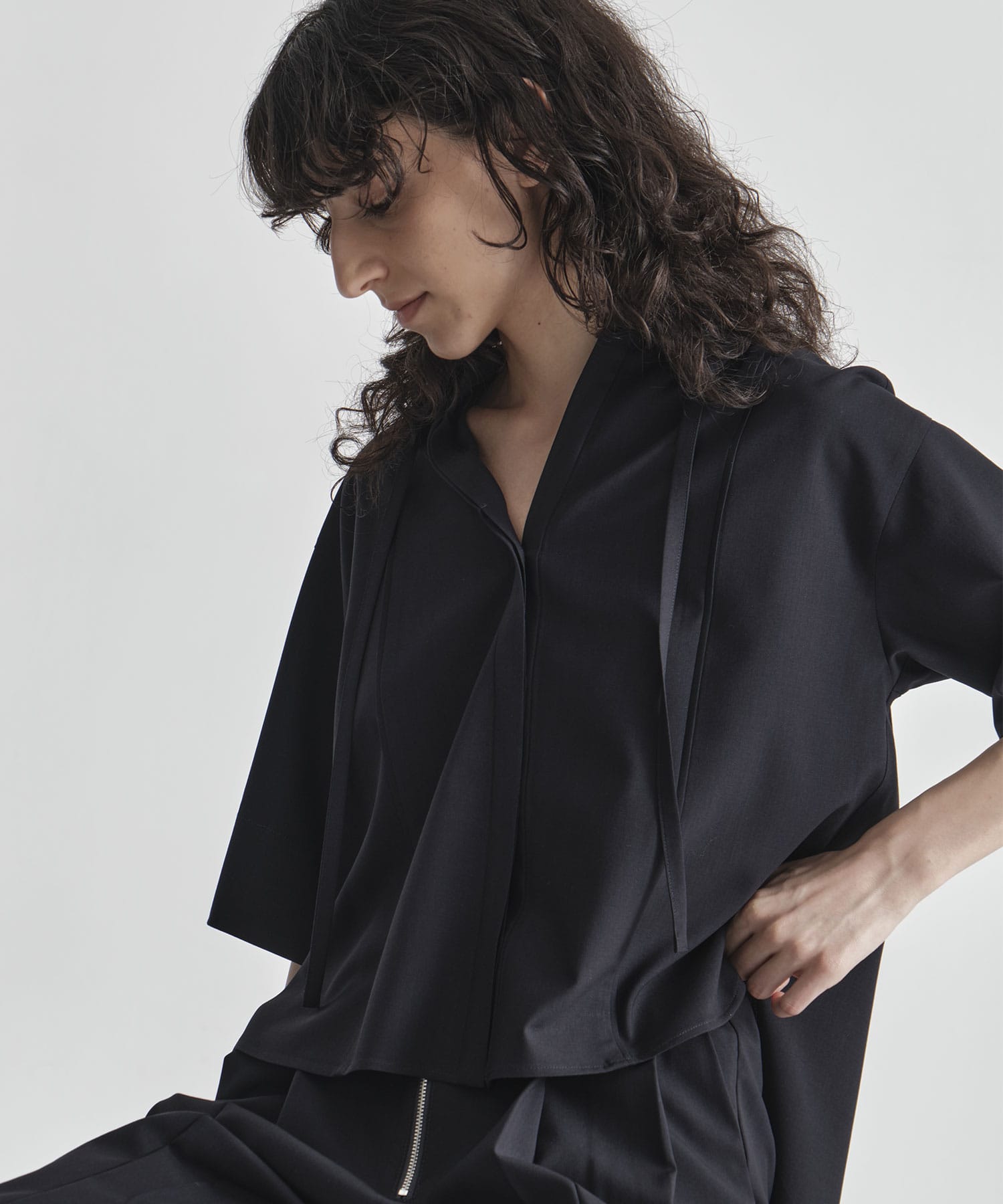 Back Pleat Skipper Shirt
