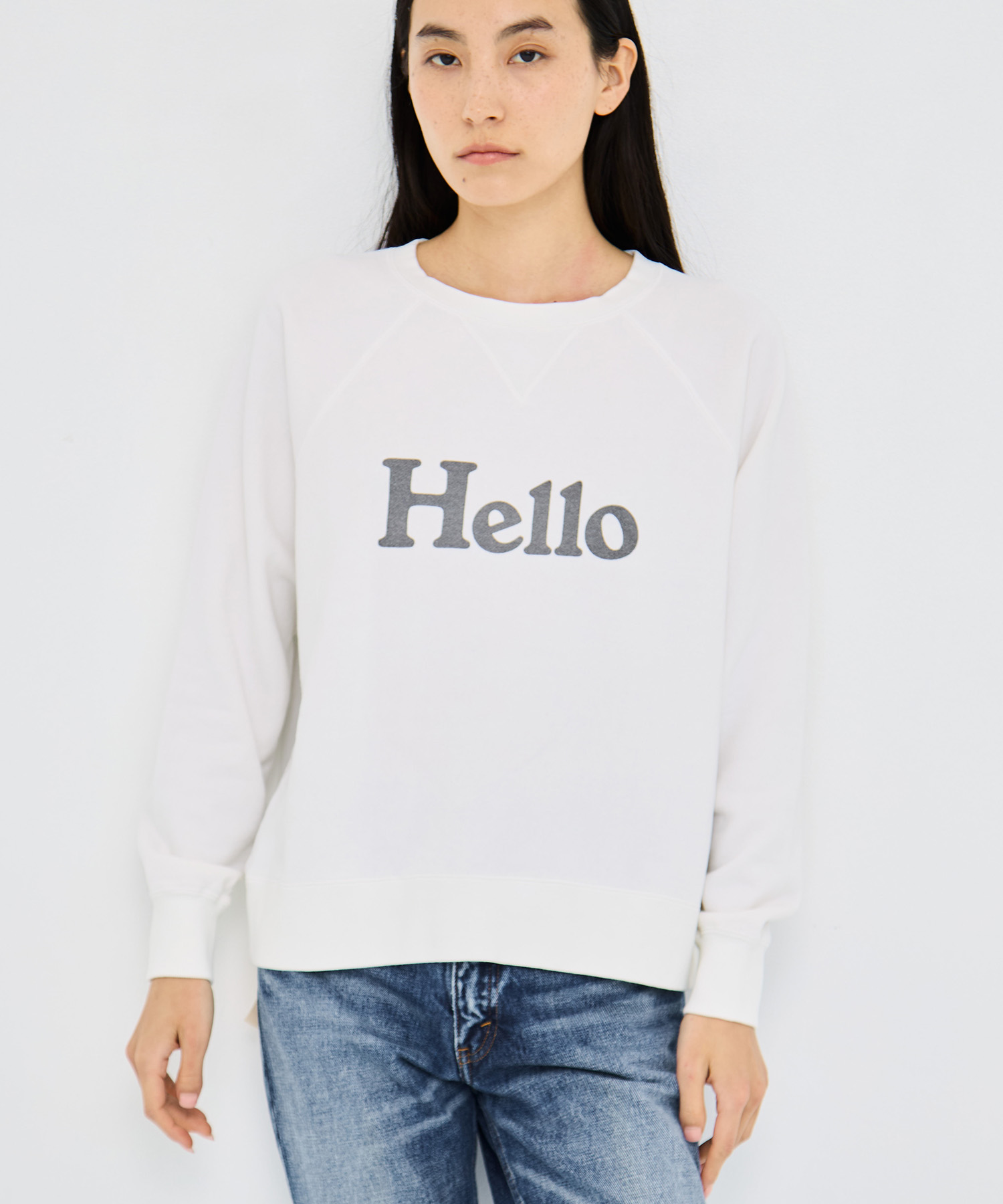 HELLO SWEAT L/S URAKE DYED
