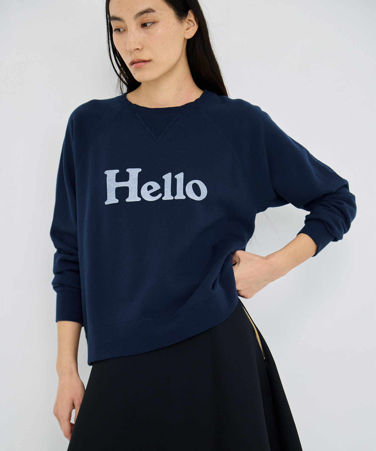 HELLO SWEAT L/S URAKE DYED