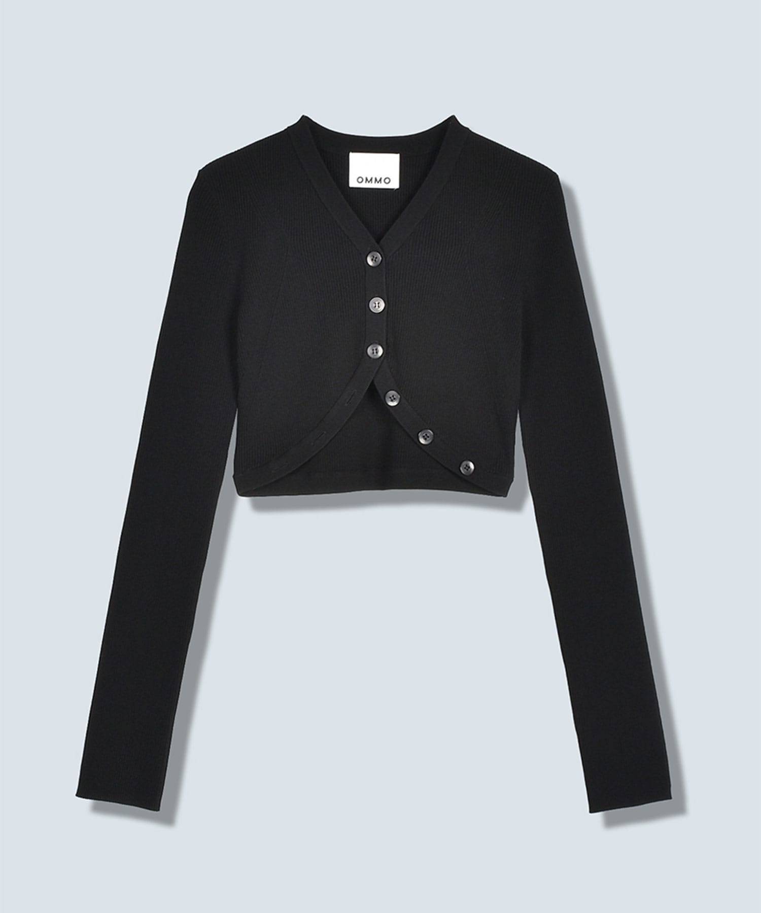 V NECK SHORT KNIT CD