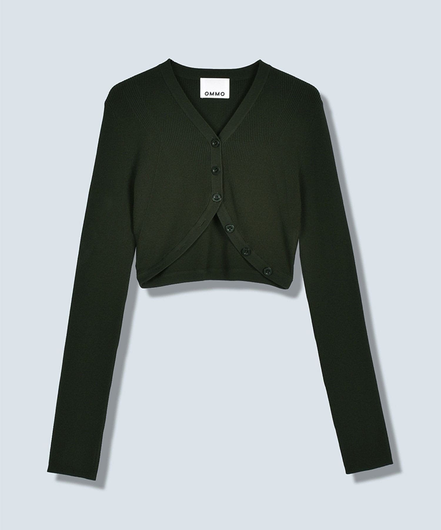 V NECK SHORT KNIT CD