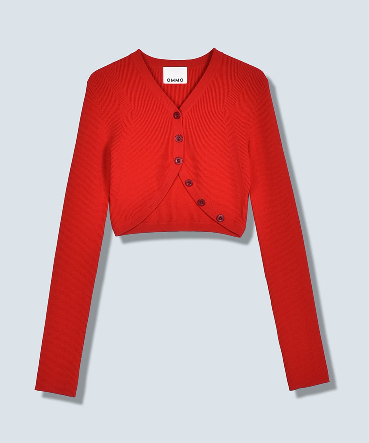 V NECK SHORT KNIT CD