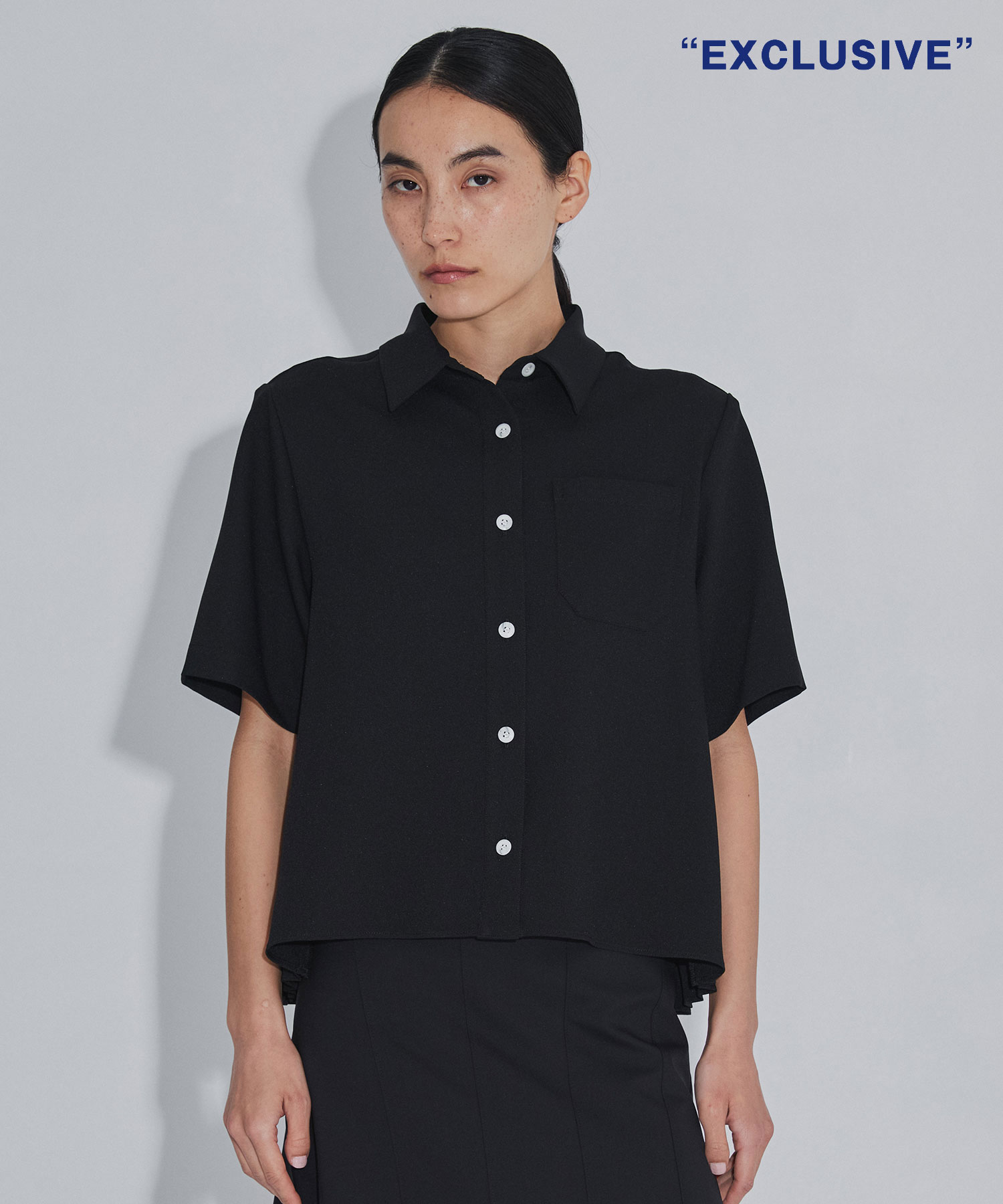 別注 Back pleats blouse