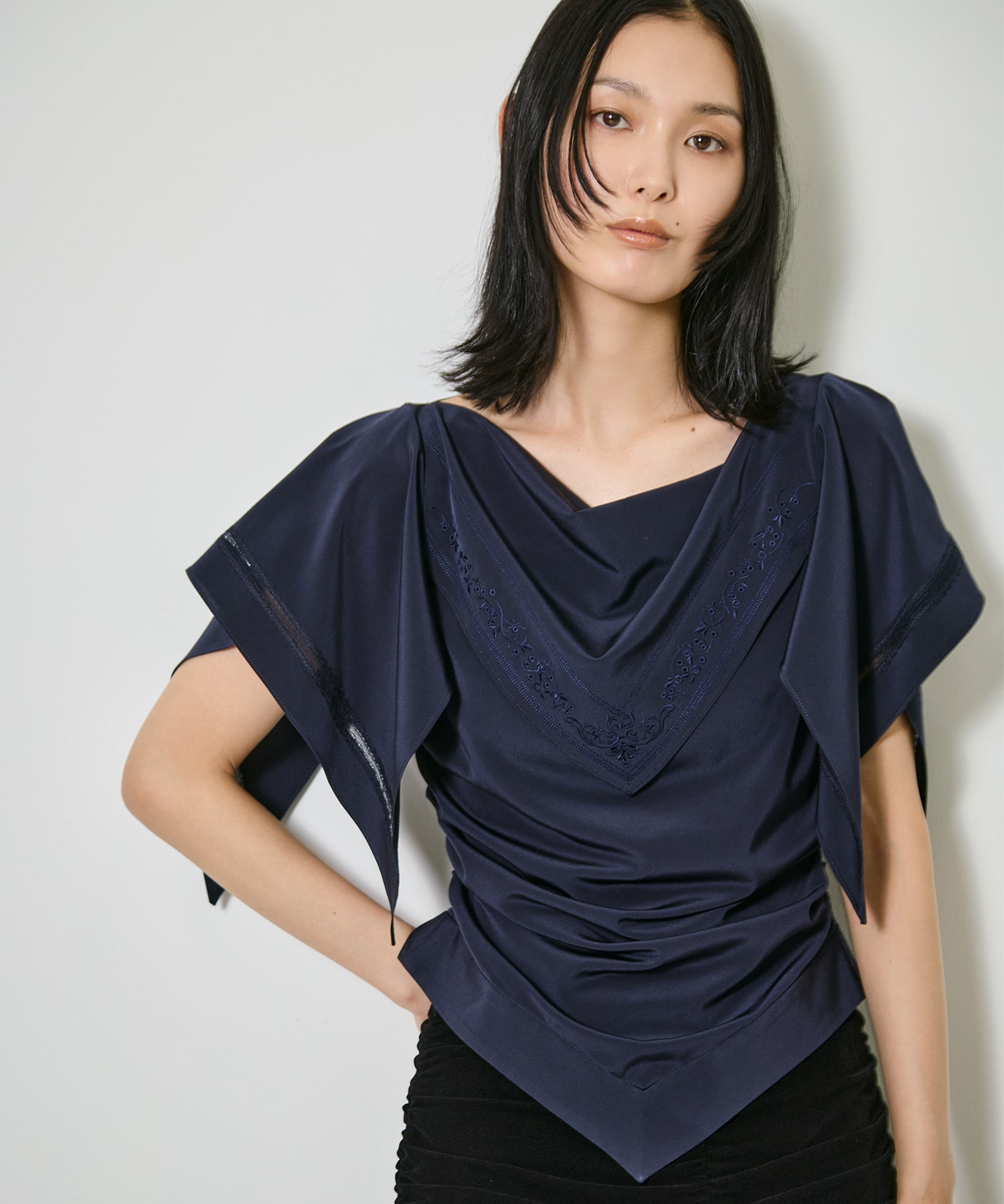 別注 SCARF BLOUSE