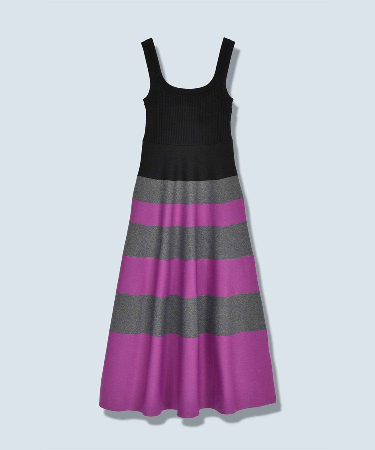 BODER KNIT SQUARE TANK OP