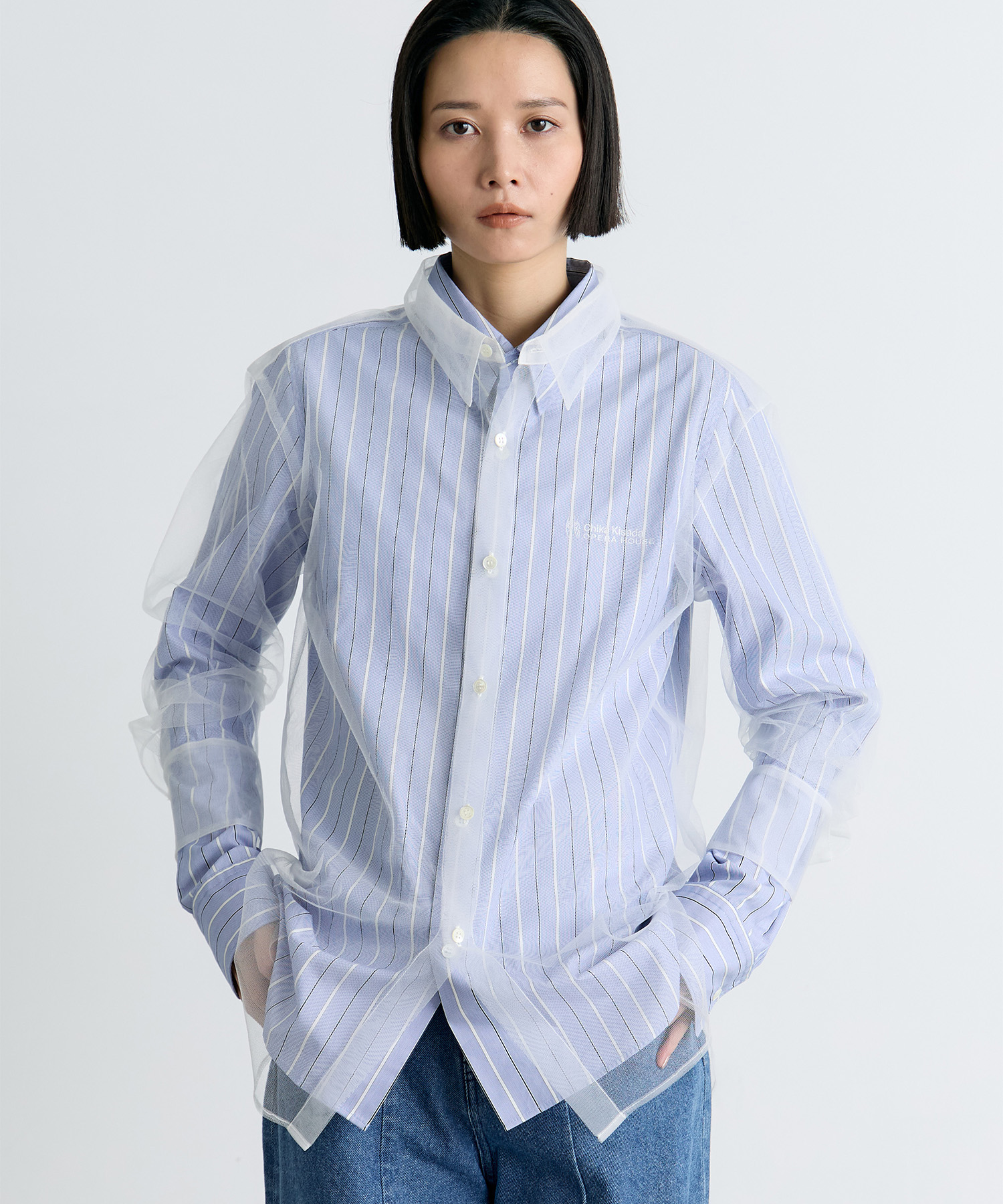 別注 Tulle Shirt