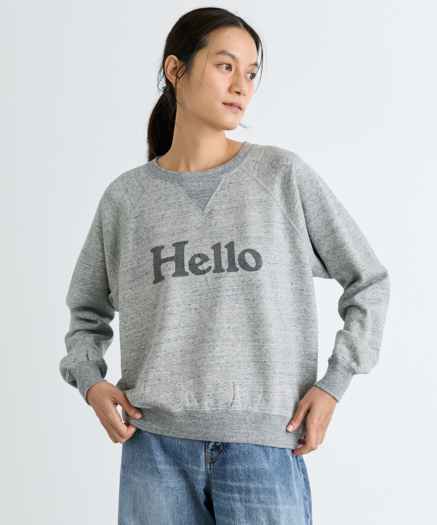 HELLO SWEAT L/S URAKE