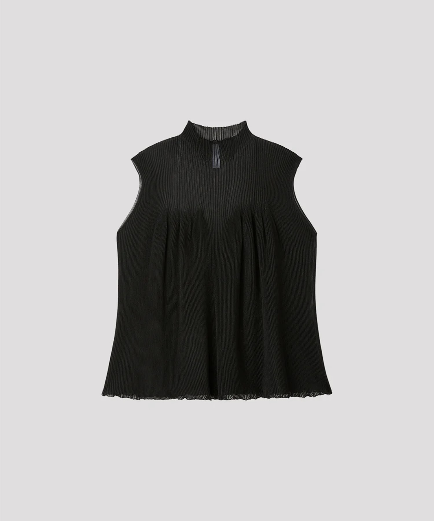 HYPHA LUCENT GLITTER SLEEVELESS BUST FLARE TOP