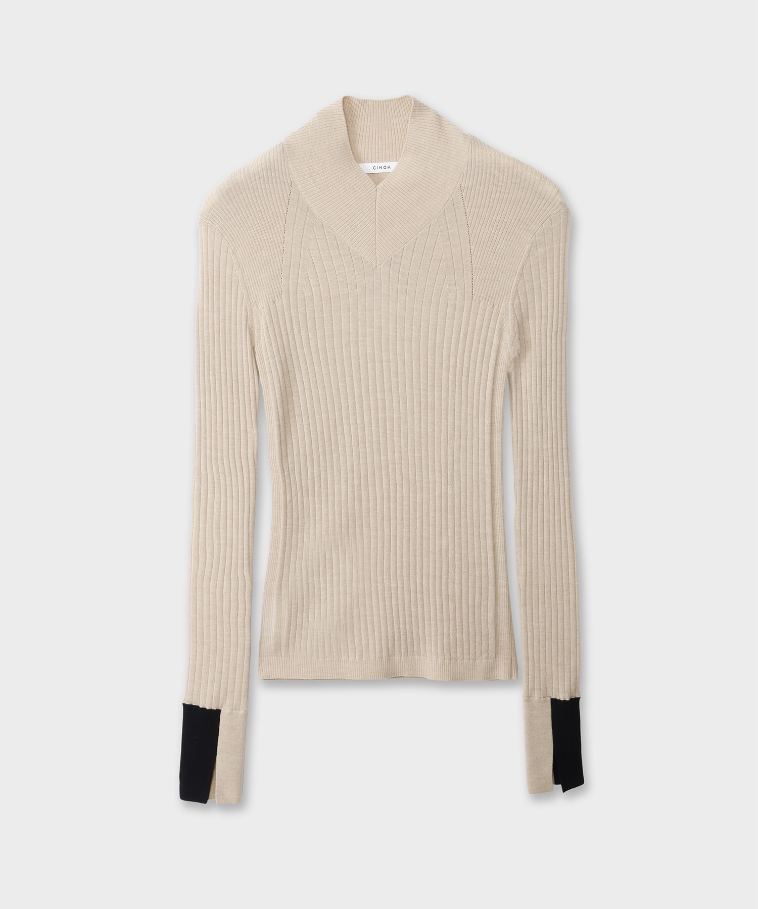 15.5 MICRON WOOL SOFT V-NECK KNIT
