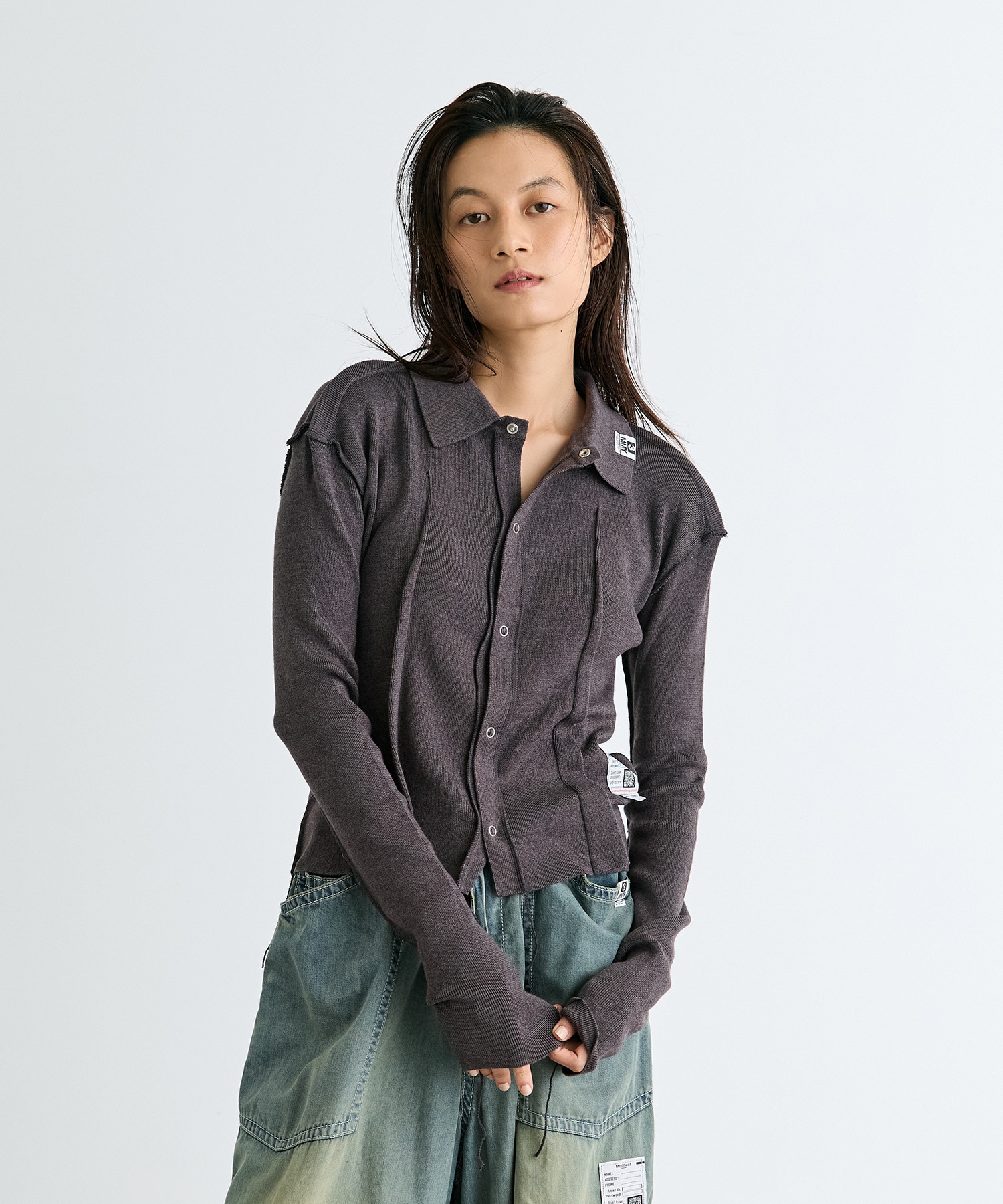 INSIDE OUT KNIT CARDIGAN