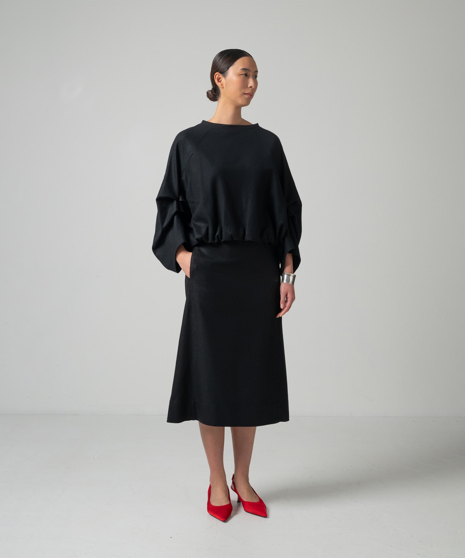ORLY TUCKED SLEEVE TOP