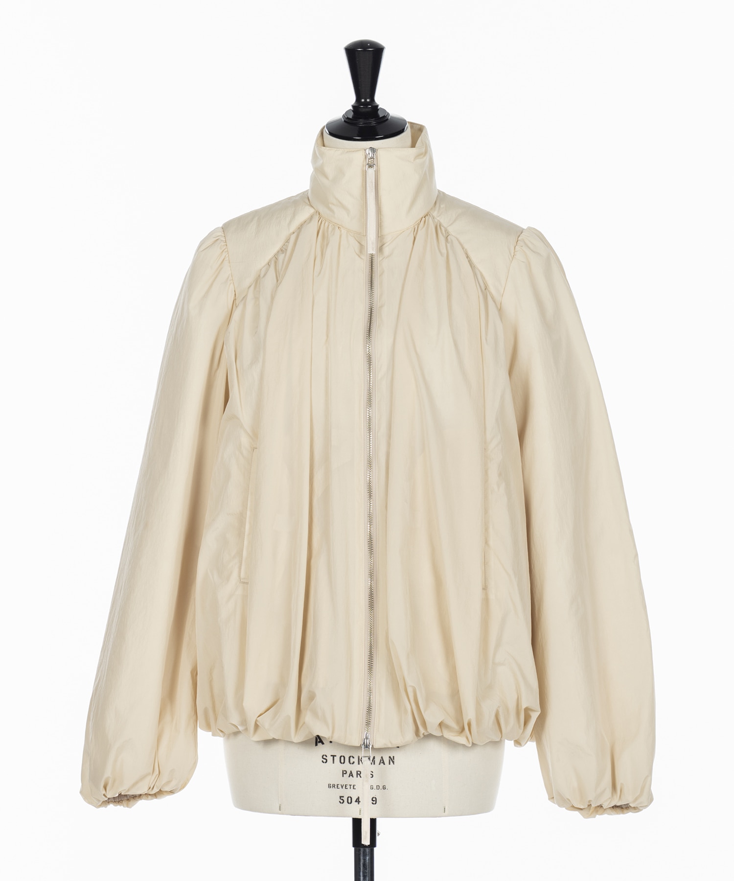 GATHERED PADDED BLOUSON
