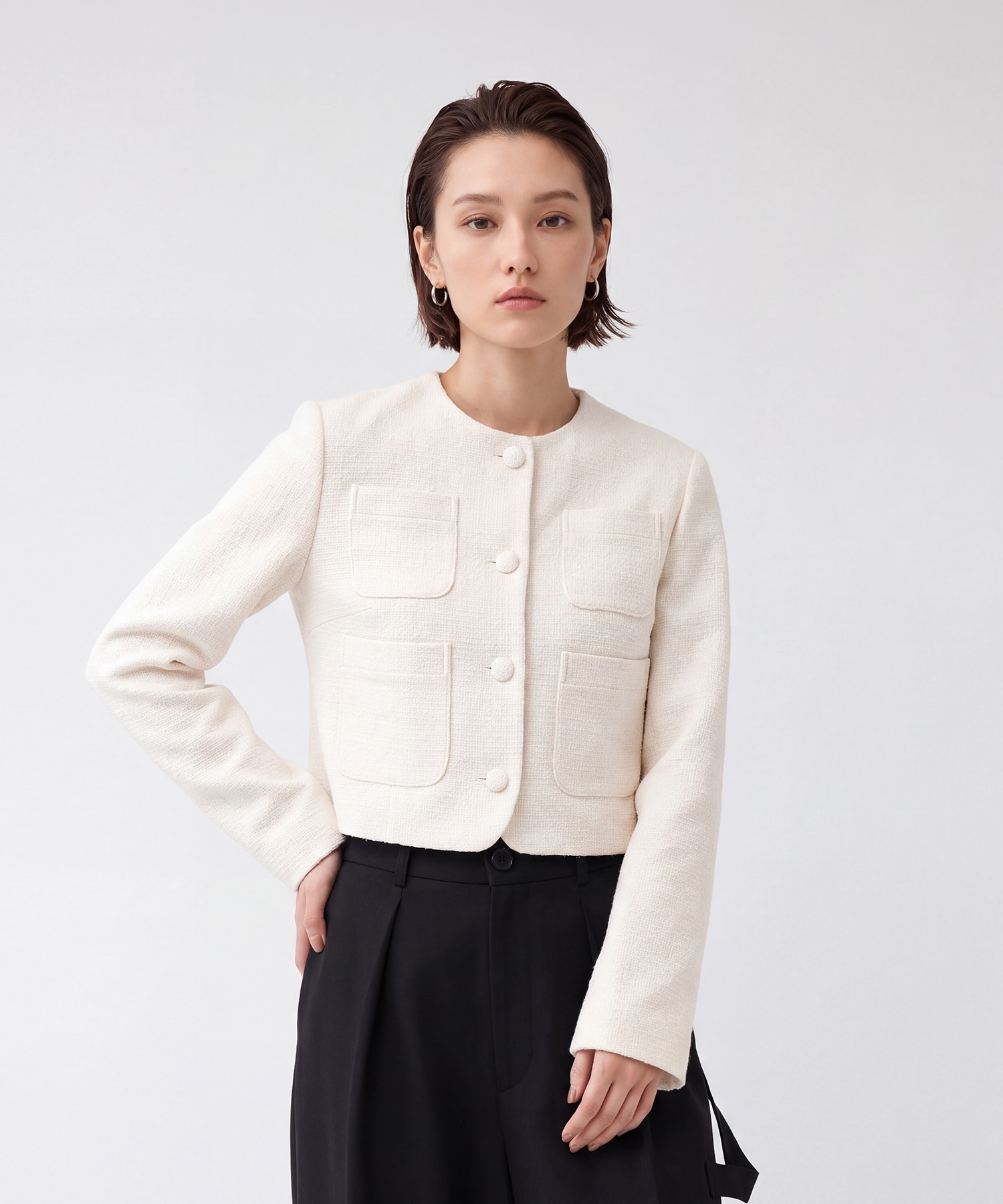 Wool Boxy Jacket