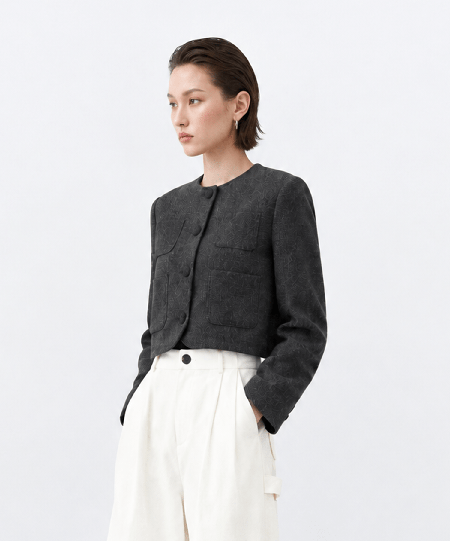 Wool Boxy Jacket