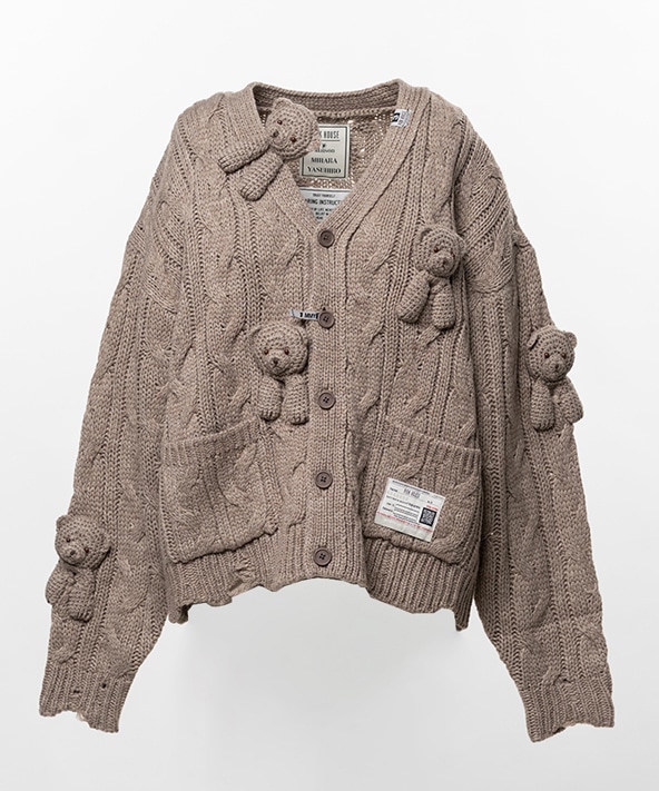 PINK HOUSE BEARS KNIT CARDIGAN