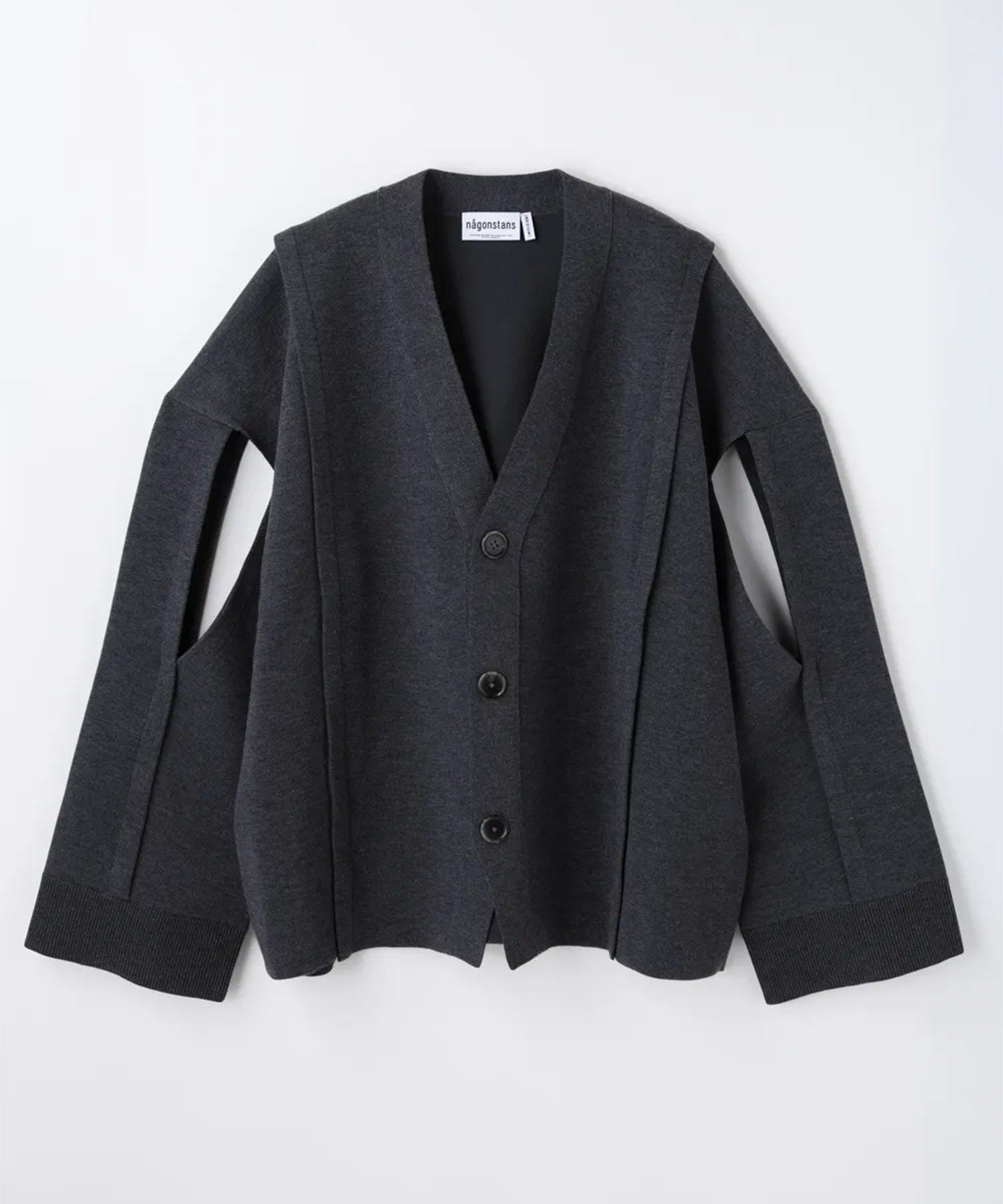slit cardigan