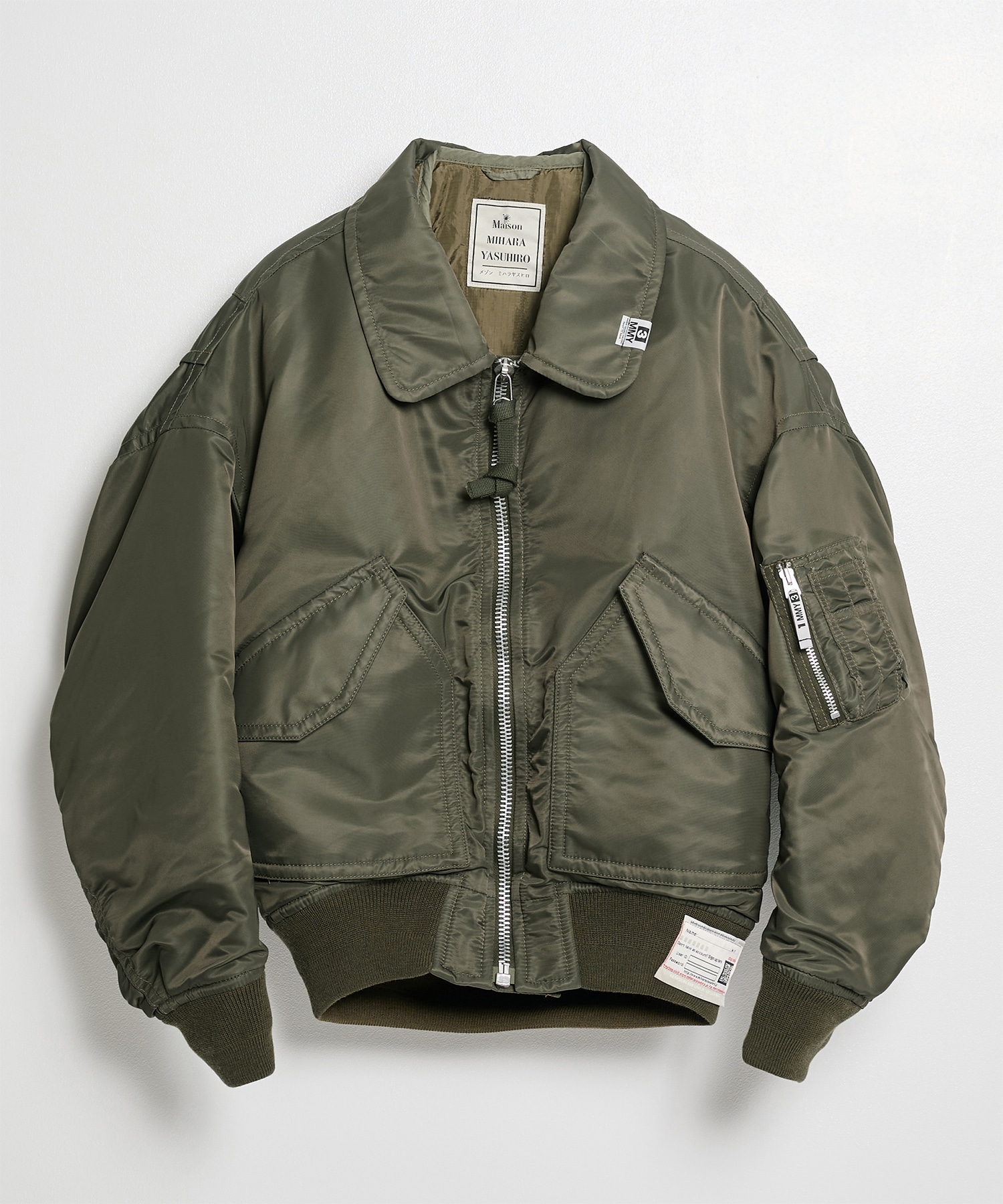LAYERED BOMBER JACKET