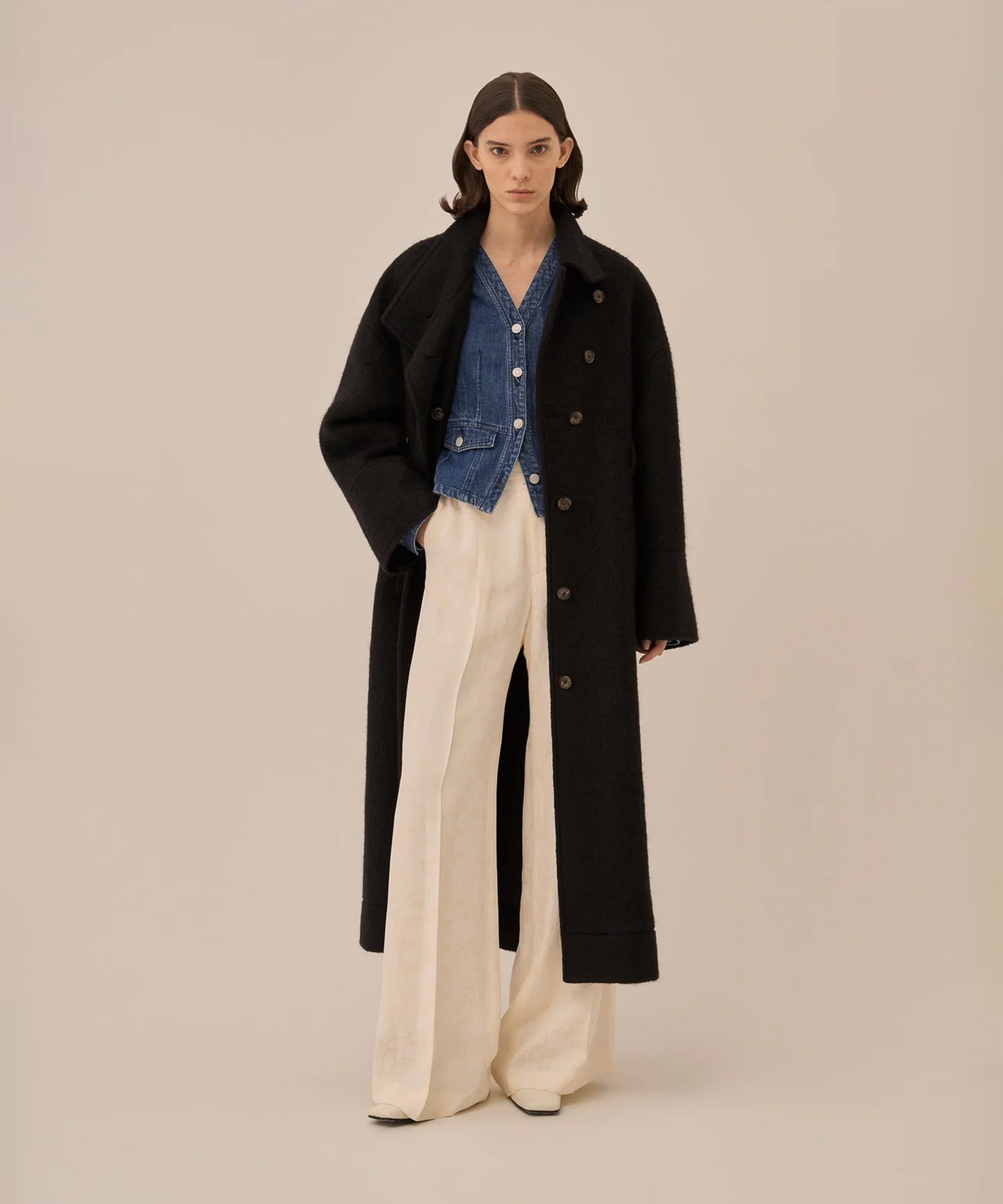 Verna long coat BK