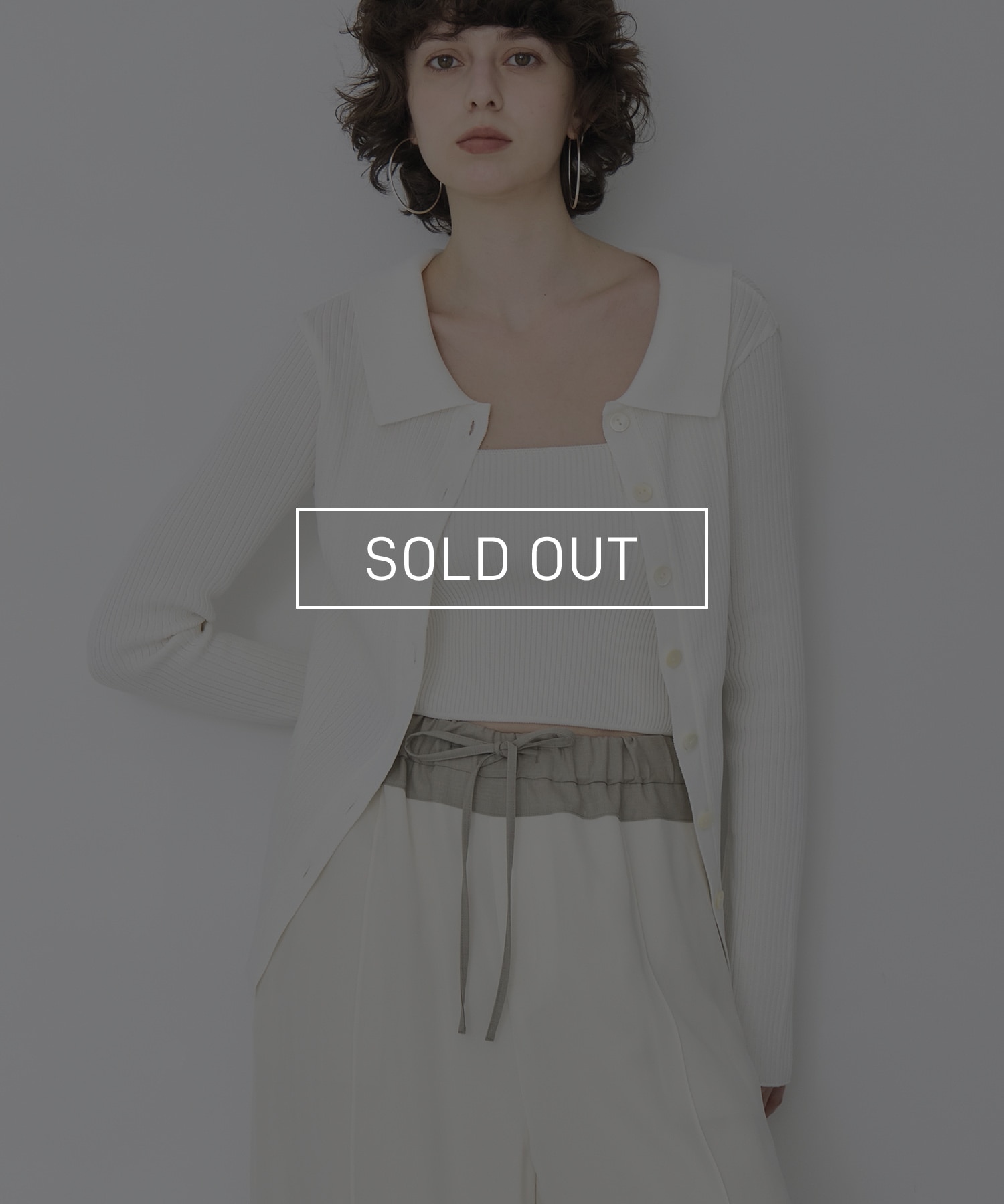 Bustier Combi  Knit Tops