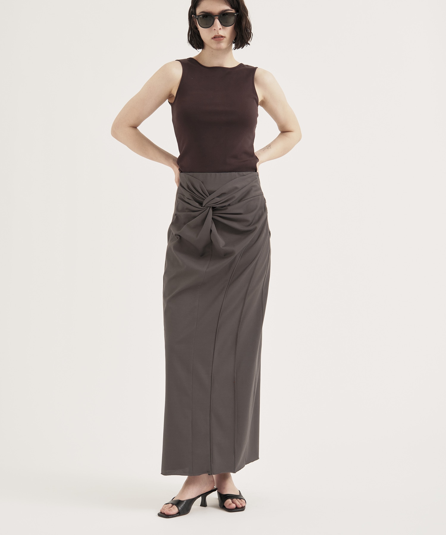Twist Cut Skirt