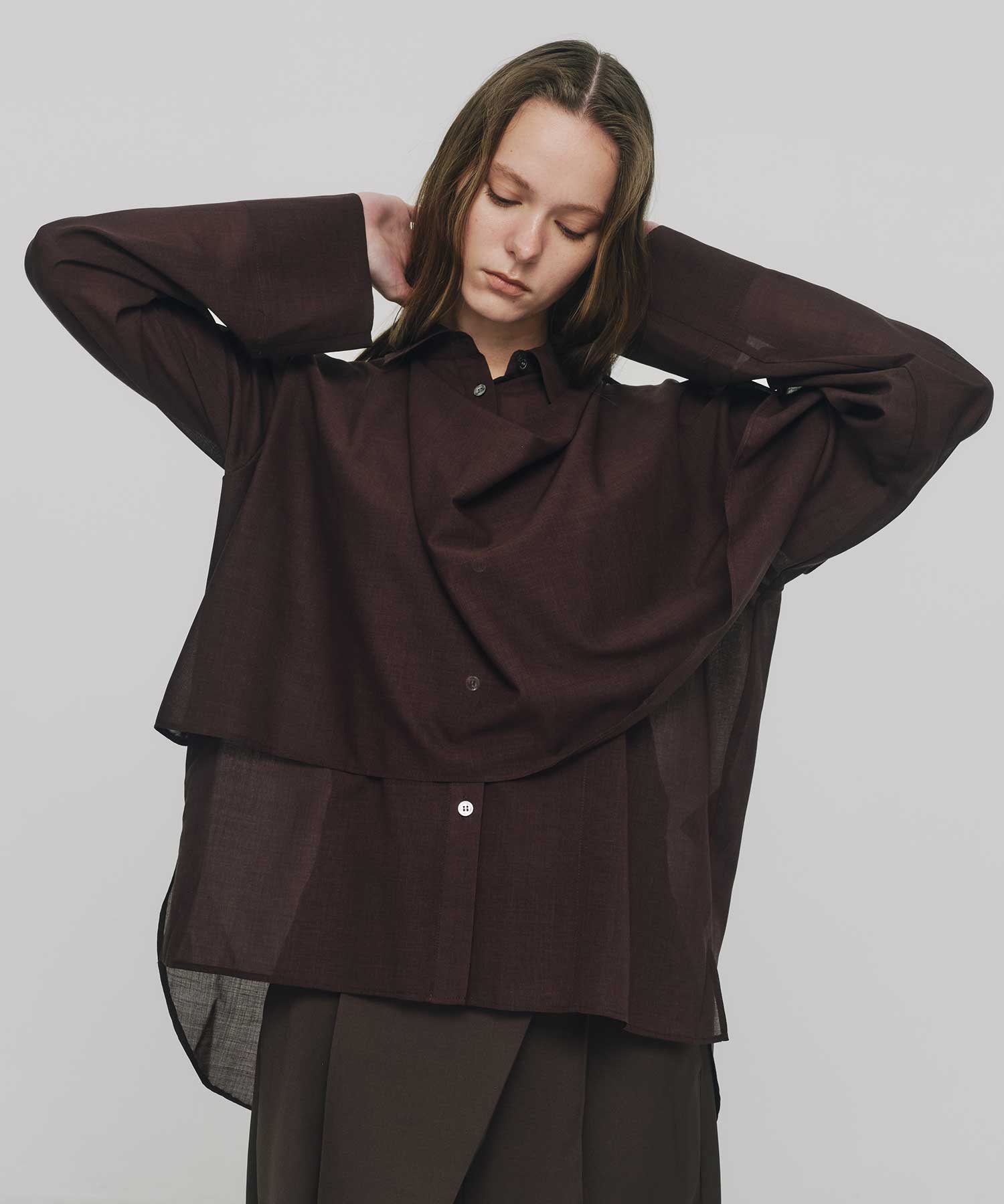 Asym Cape  Shirts