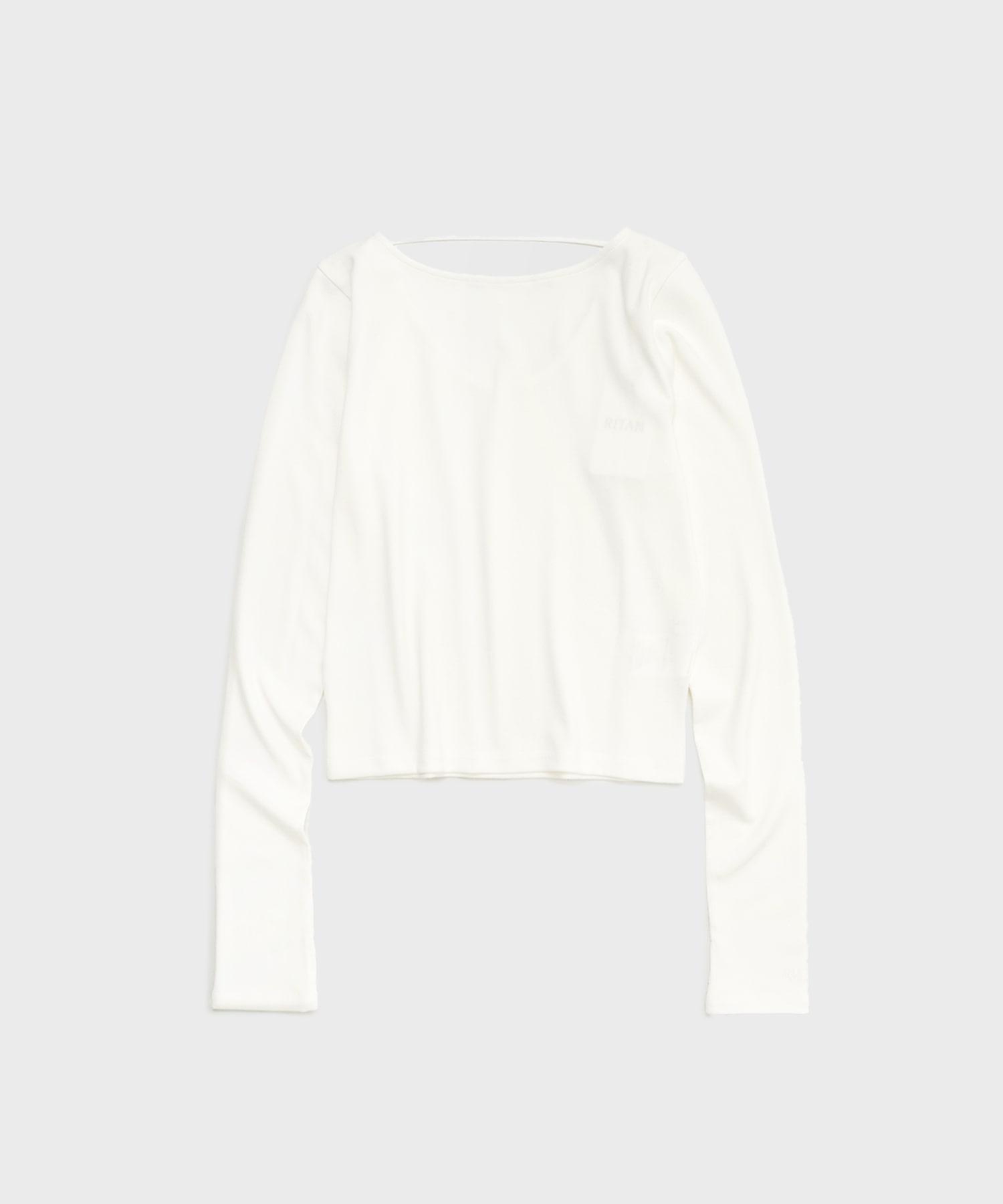 Back Curve Long T-Shirt